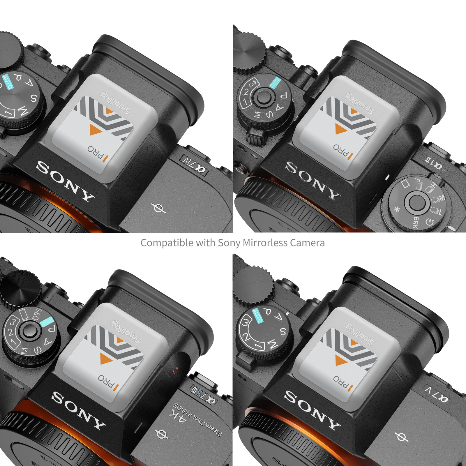 SmallRig Hot Shoe Cover for Sony (2pcs, Grey) 5495