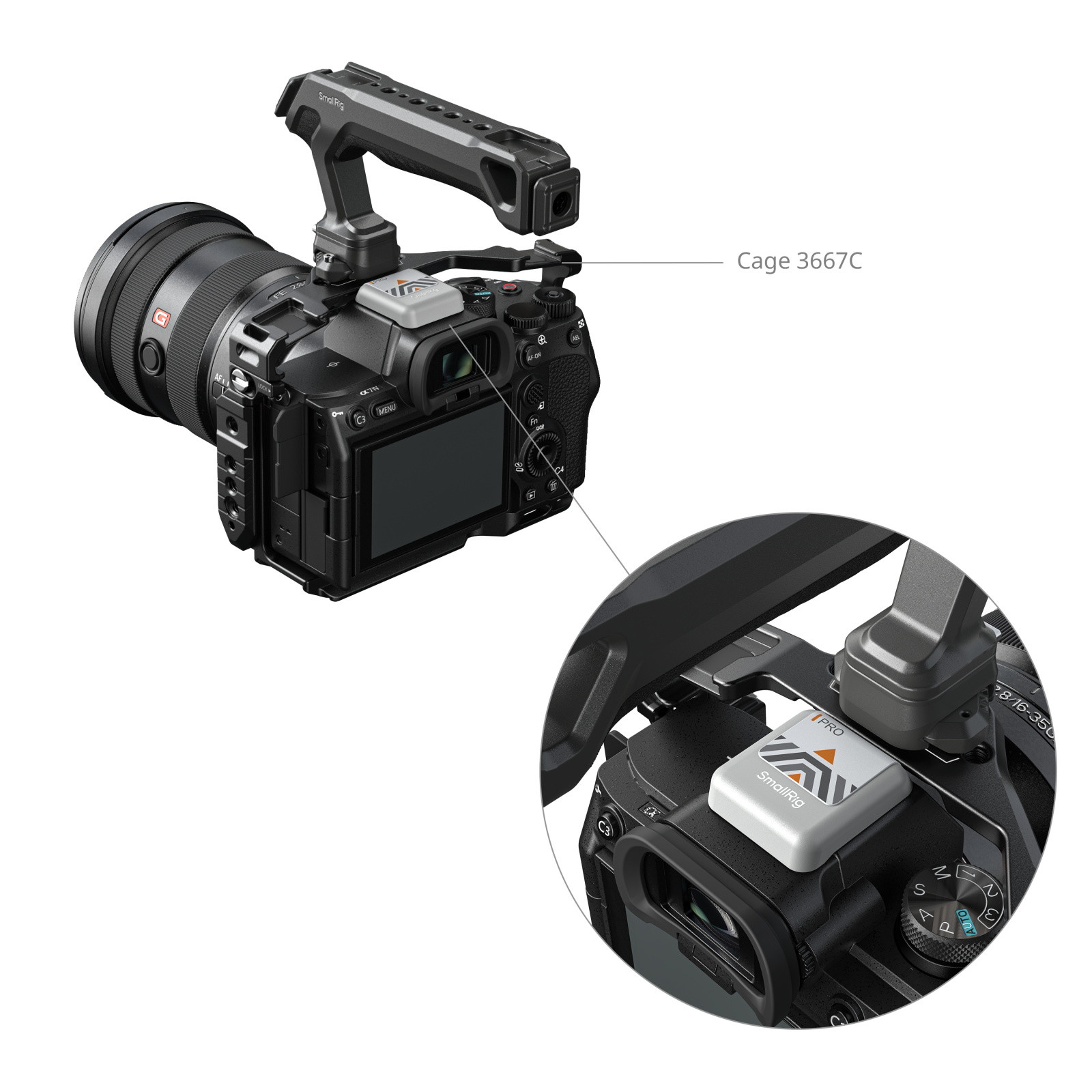 SmallRig Hot Shoe Cover for Sony (2pcs, Grey) 5495