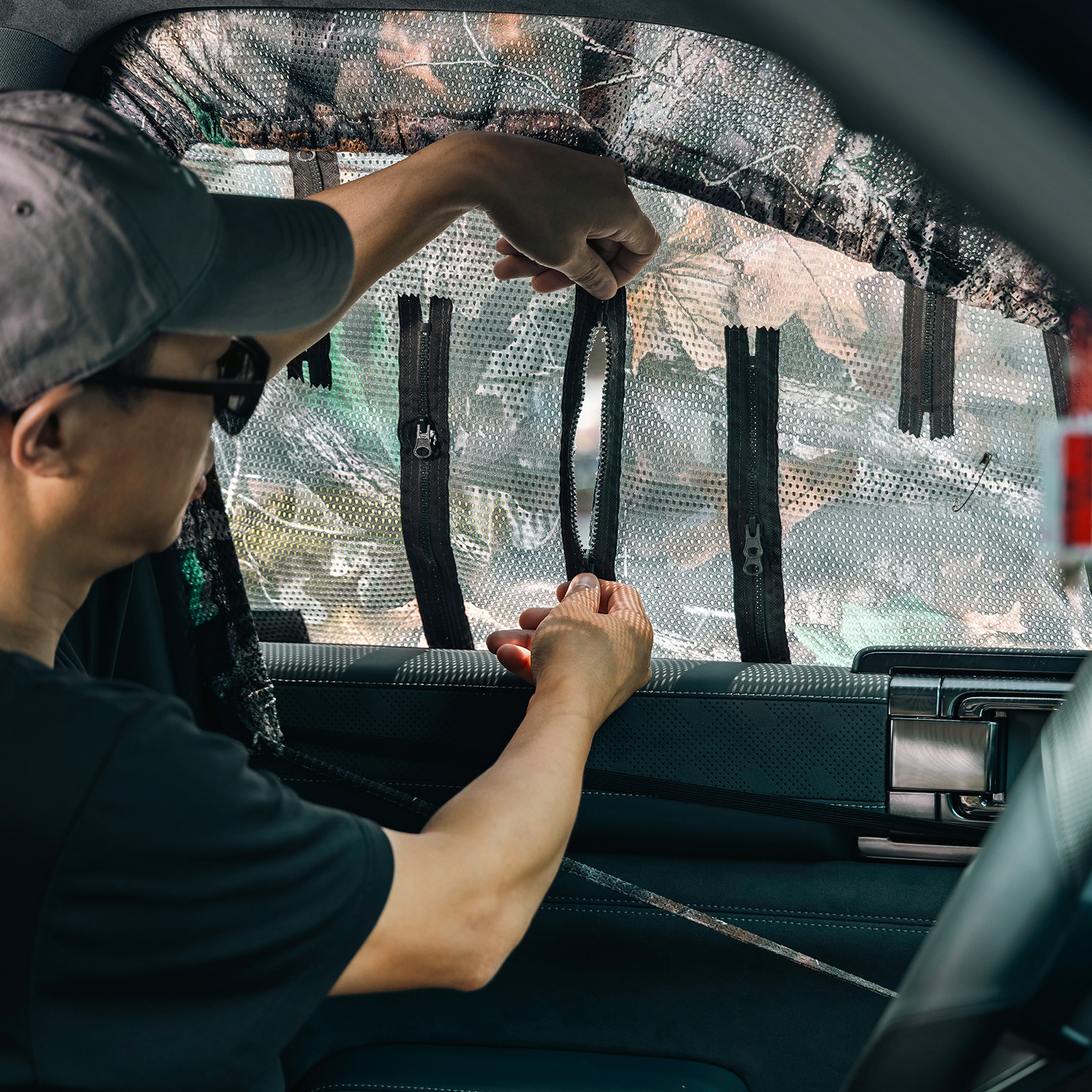 SmallRig Right-Side Vehicle Shooting Curtain Set (Front & Rear) 5498