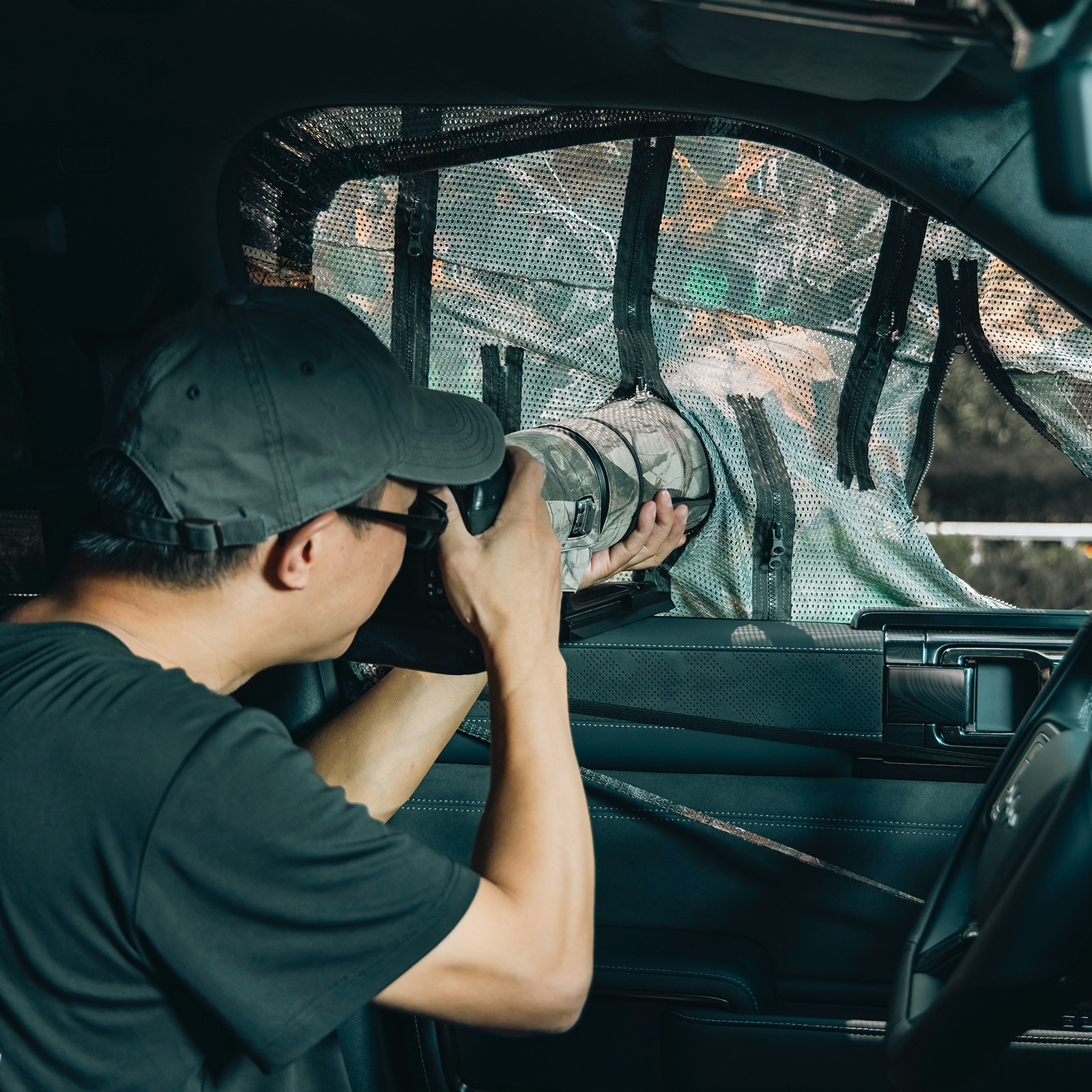 SmallRig Left-Side Vehicle Shooting Curtain Set (Front & Rear) 5499