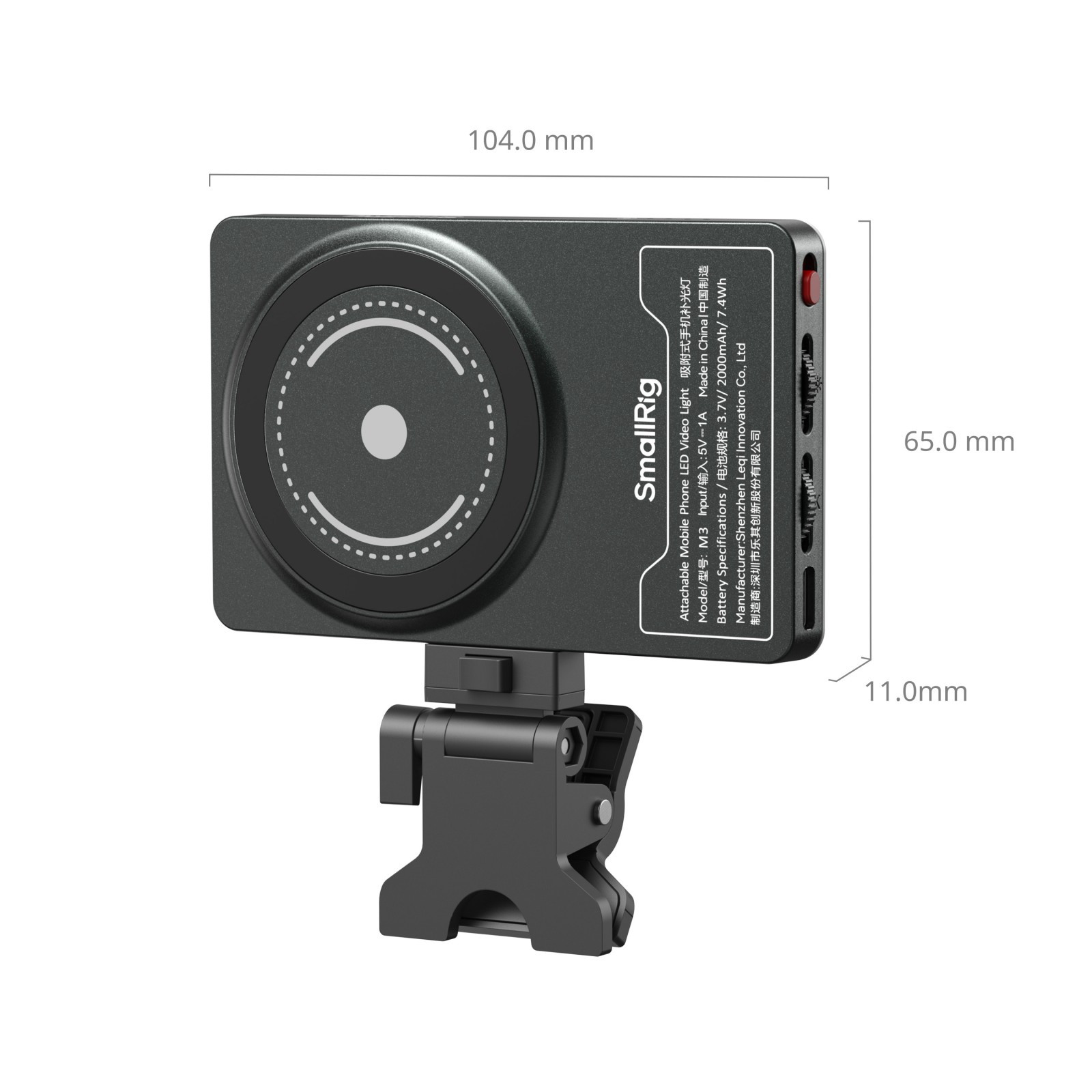 SmallRig M3 Attachable Mobile Phone LED Video Light (Ink Blue) 5505