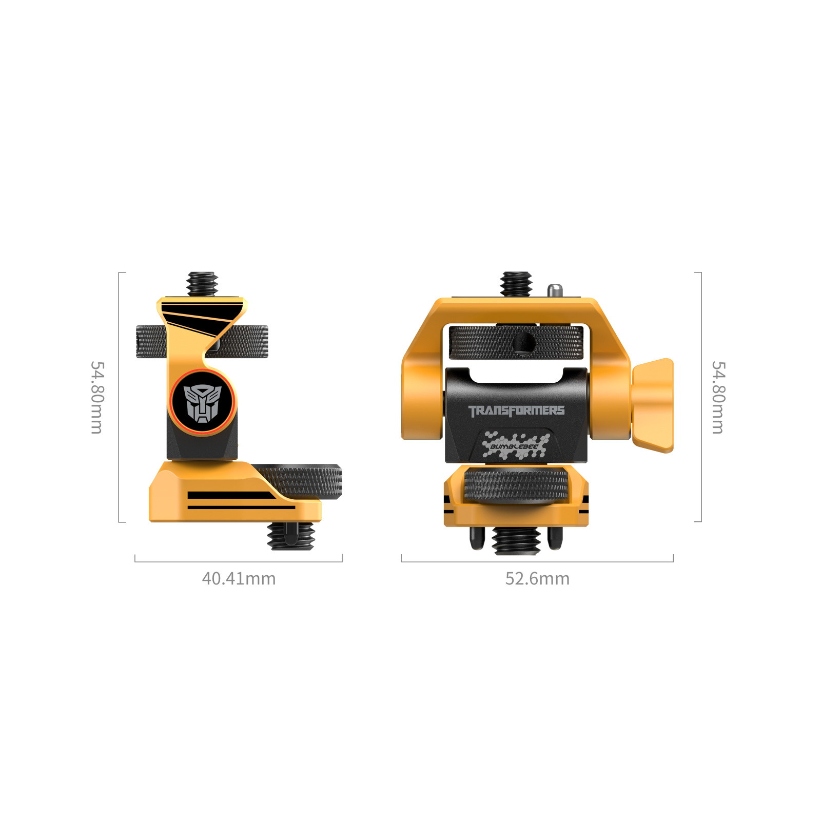 SmallRig Adjustable Monitor Support Compatible with ARRI 3/8''-16 Screws (BumbleBee Edition) 5520