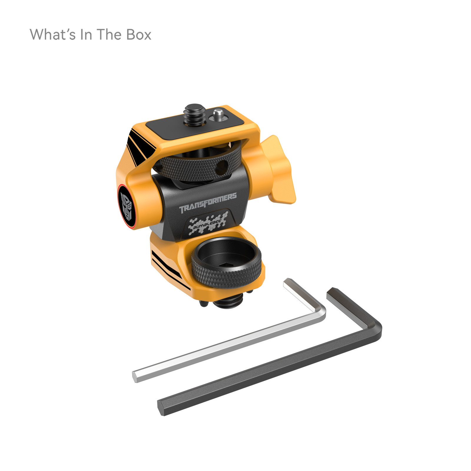 SmallRig Adjustable Monitor Support Compatible with ARRI 3/8''-16 Screws (BumbleBee Edition) 5520