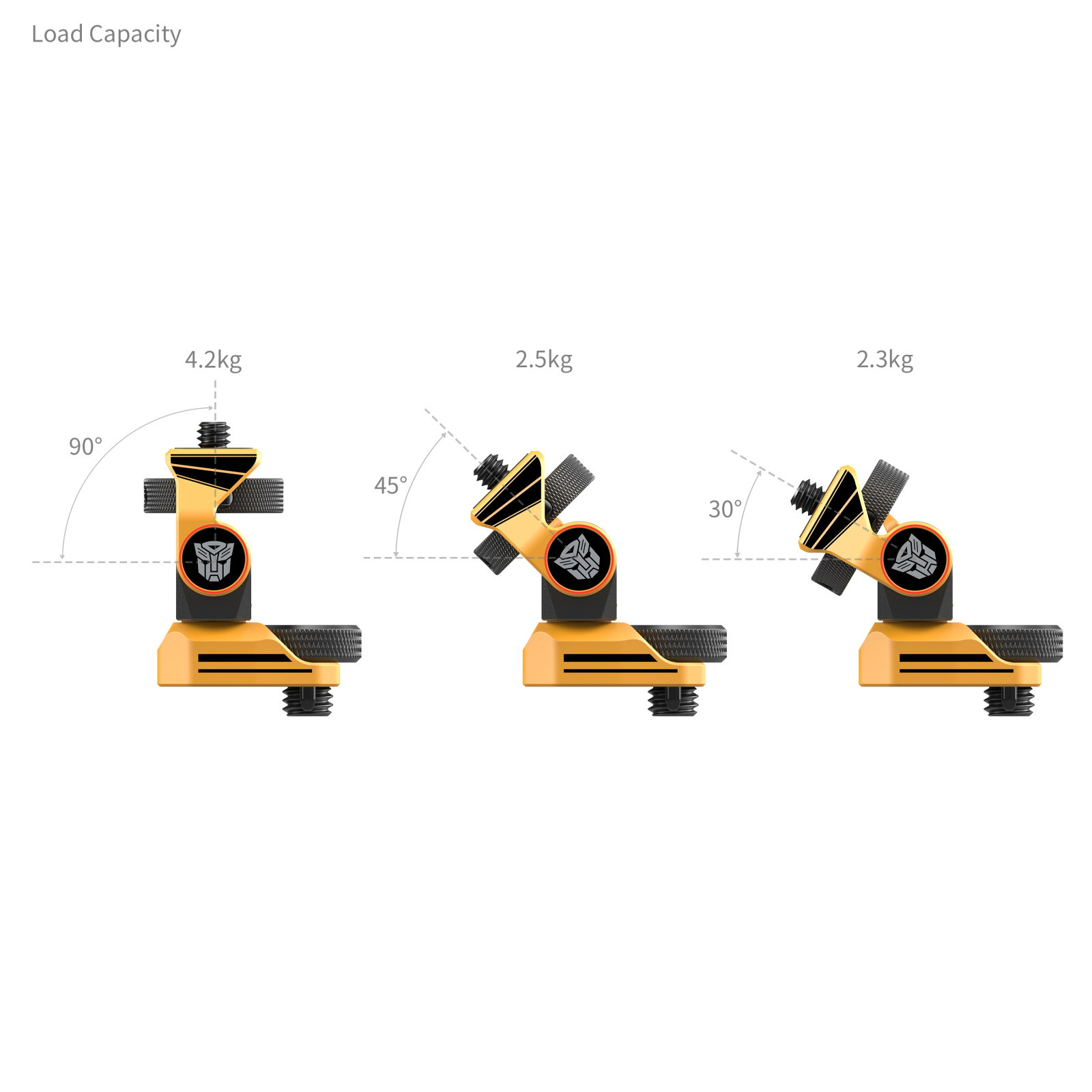 SmallRig Adjustable Monitor Support Compatible with ARRI 3/8''-16 Screws (BumbleBee Edition) 5520