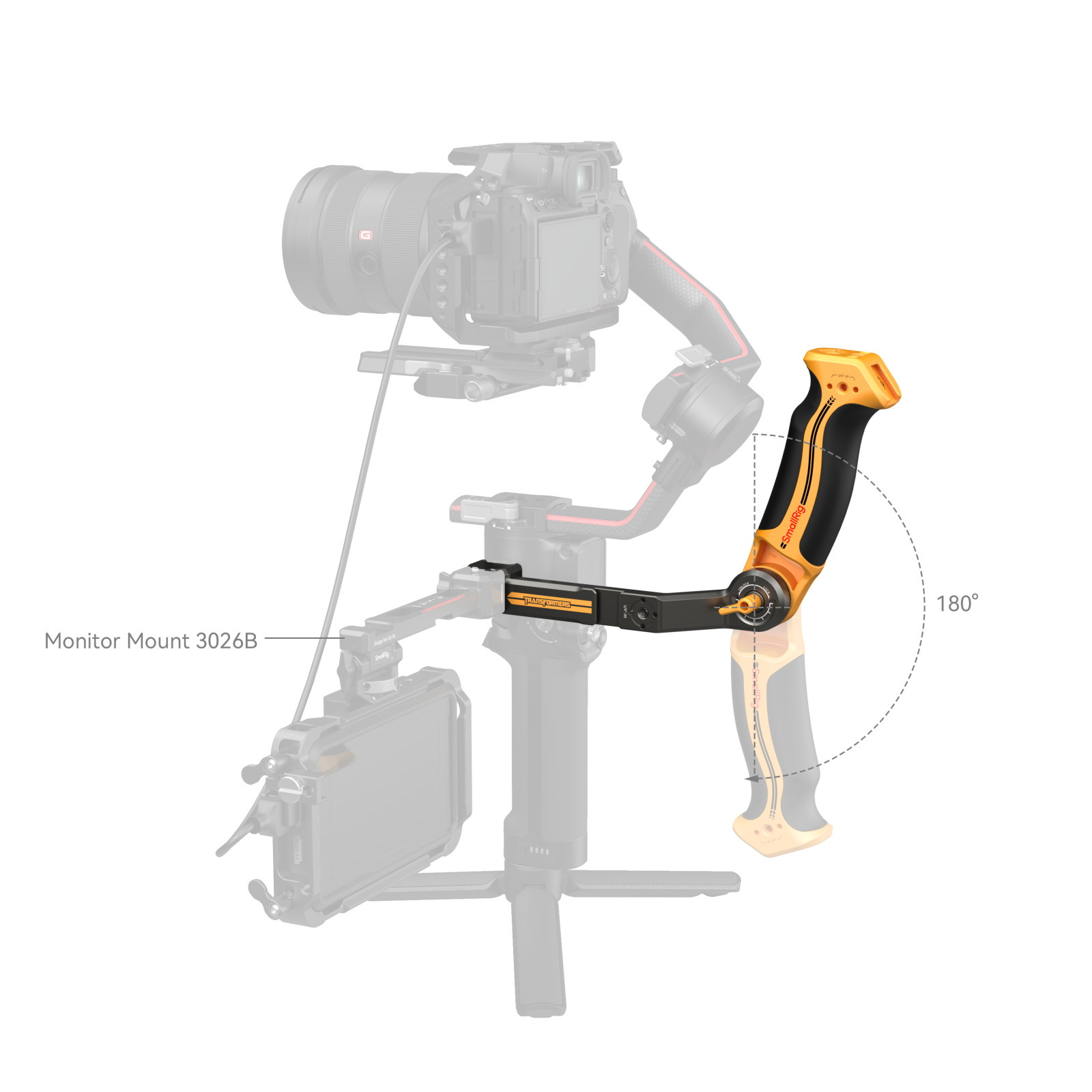SmallRig Sling Handle for DJI RS 2 / RSC 2 / RS 3 / RS 3 Pro / RS 3 Mini / RS 4 / RS 4 Pro / RS 4 Mini (BumbleBee Edition) 5524