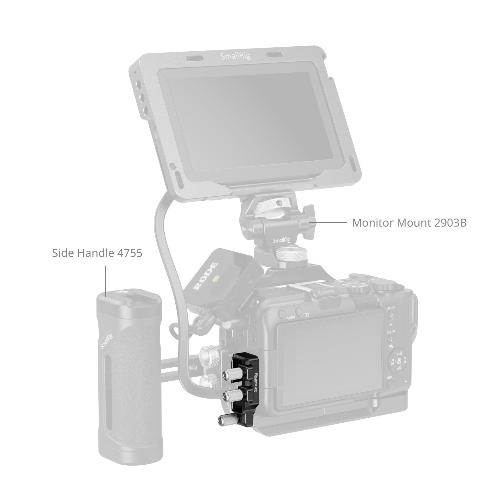 SmallRig HDMI & USB-C Cable Clamp for Canon EOS R50 V Cage 5534