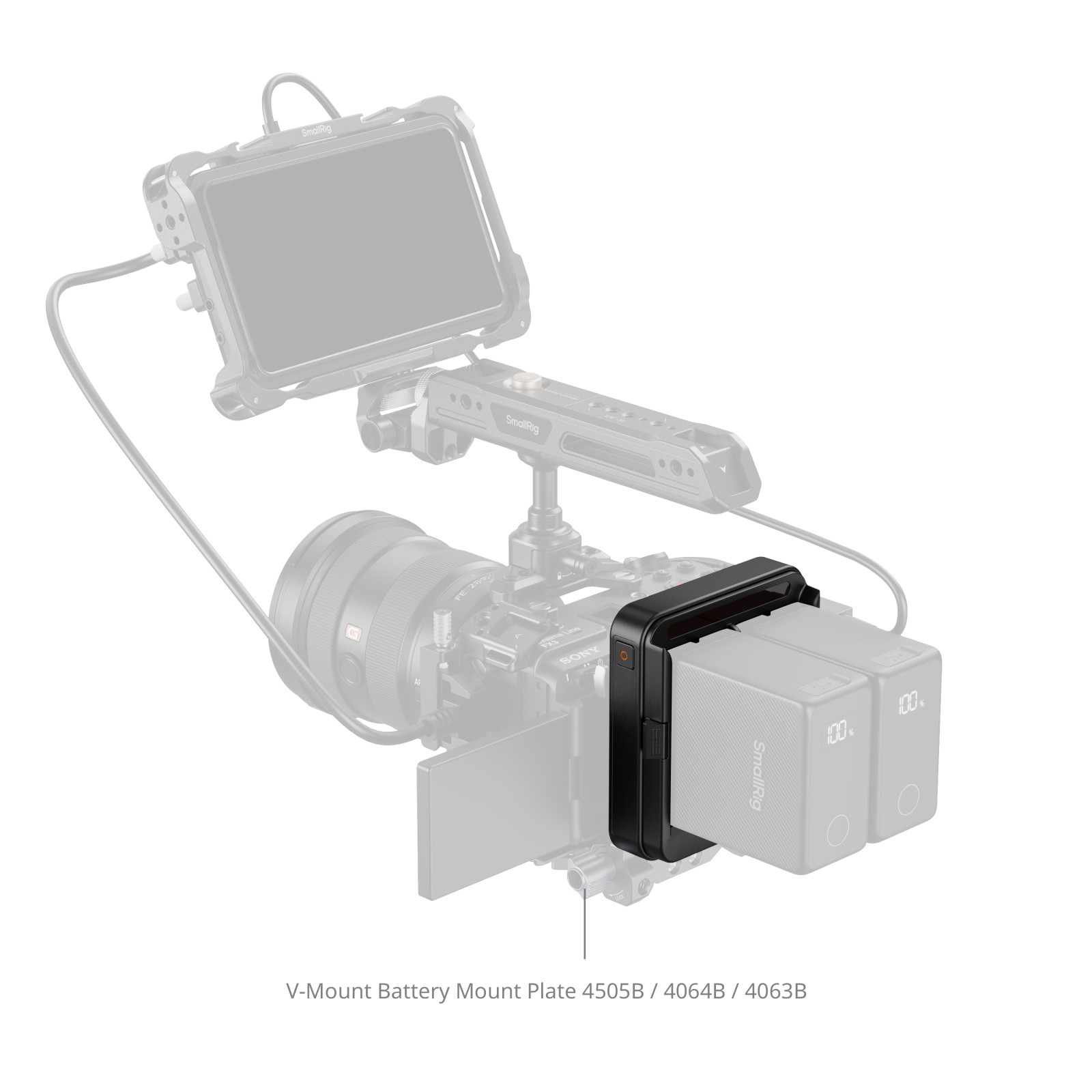 SmallRig Adapter Plate for NP-F Type Batteries (Supports UPS) 5536