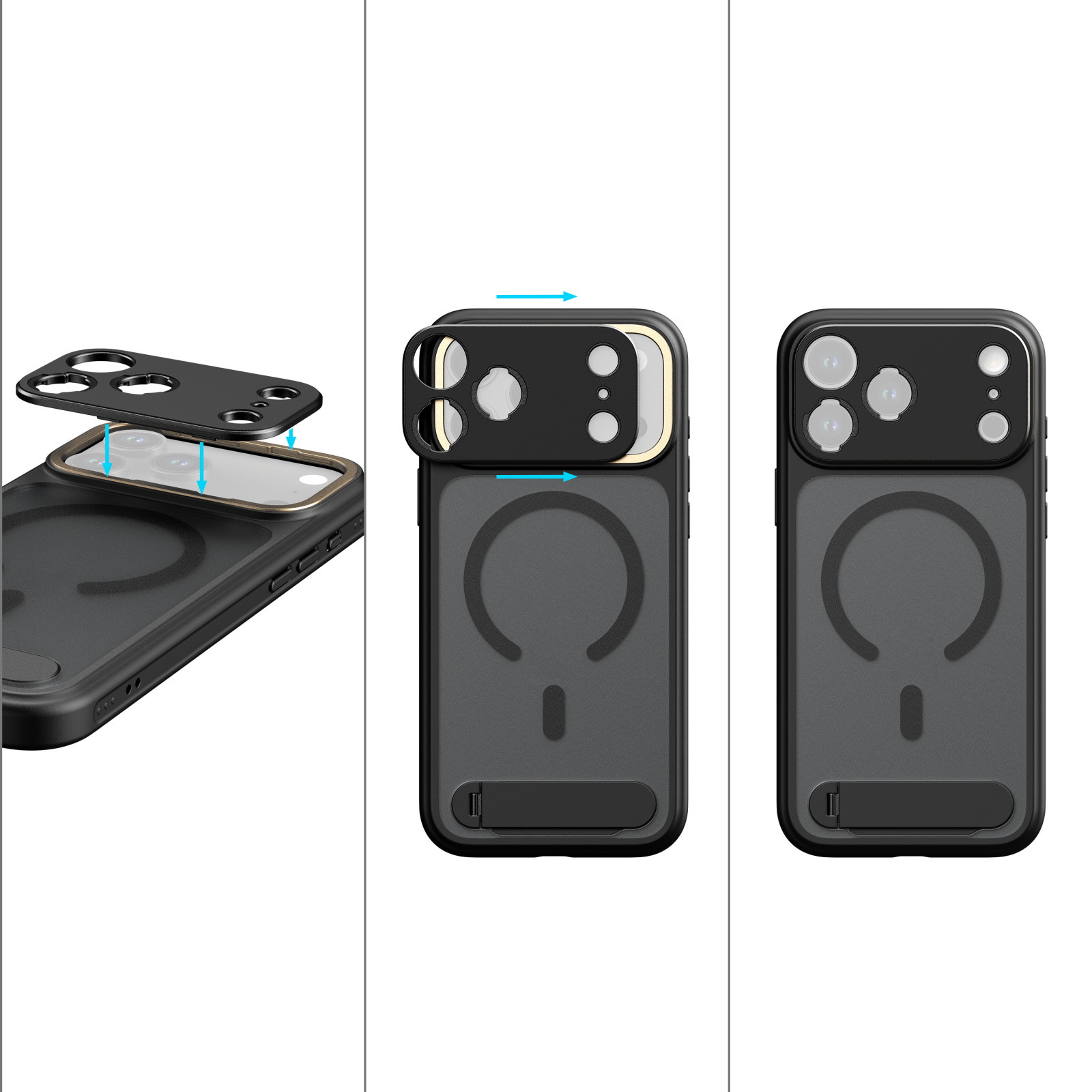 SmallRig FilMov Lightweight Photography Phone Case for iPhone 17 Pro (Black) 5549