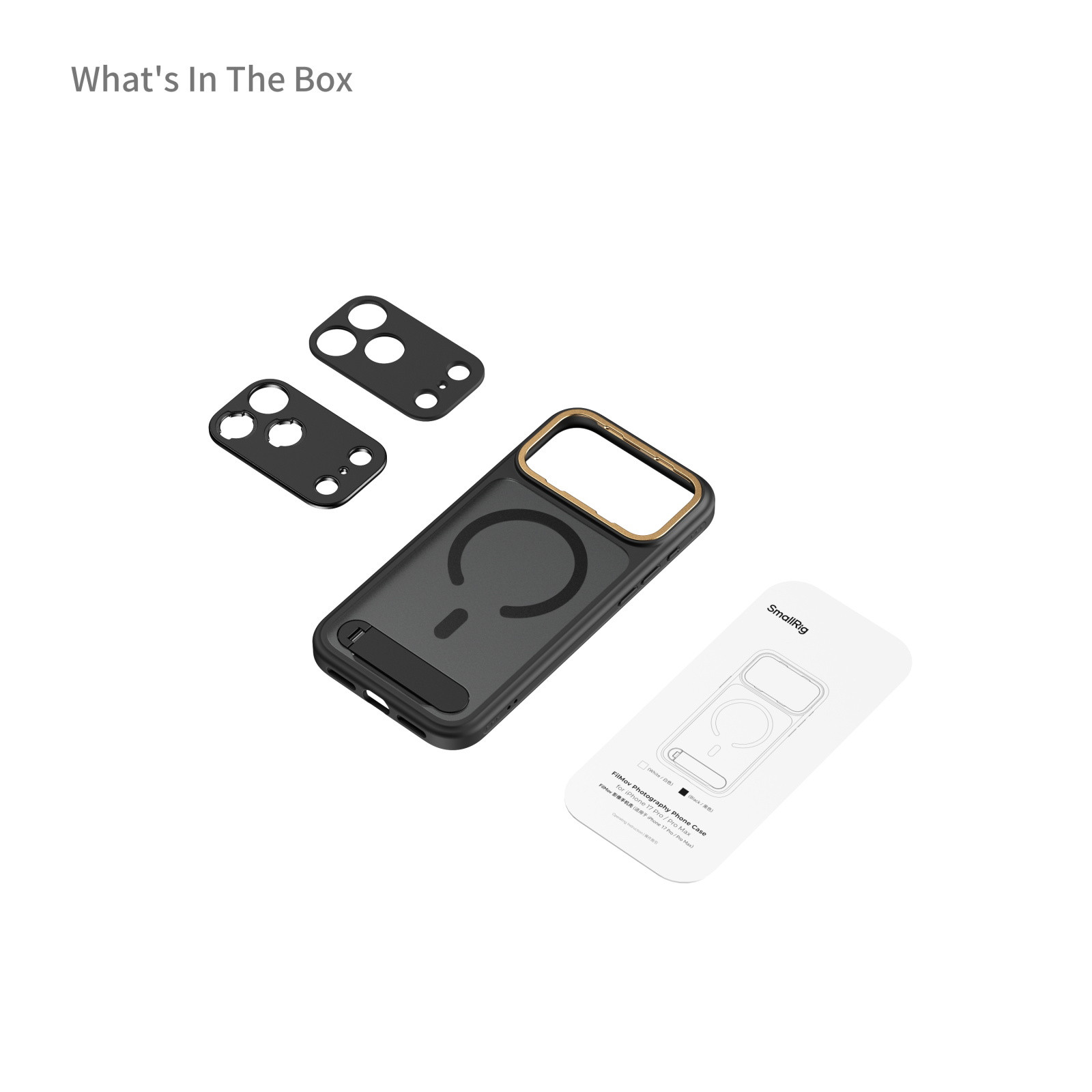 SmallRig FilMov Lightweight Photography Phone Case for iPhone 17 Pro (Black) 5549