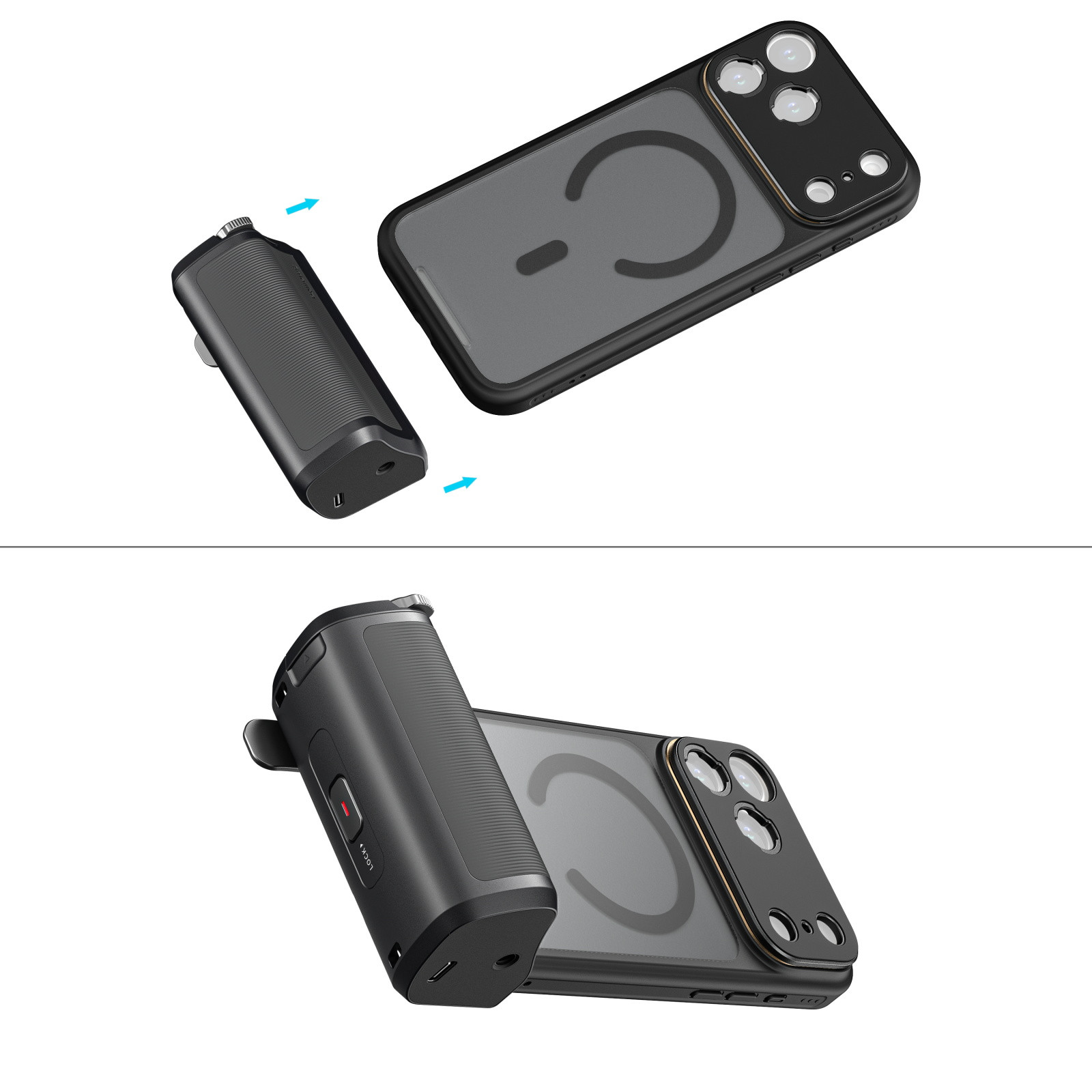 SmallRig FilMov Photography Grip Kit for iPhone 17 Pro Max 5554