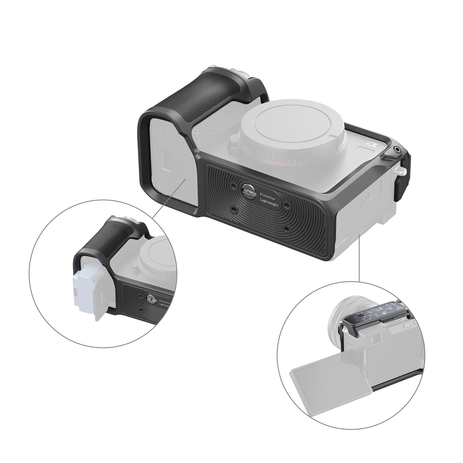 SmallRig Case for Sony Alpha 7C II / 7CR (Tantalum Gray) 5560