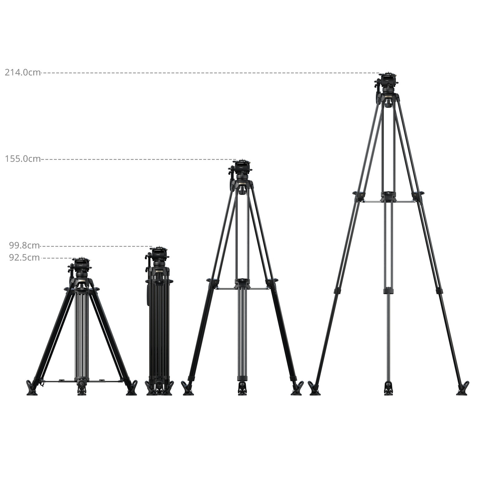 SmallRig FSD16 FreeSpeed Heavy-Duty Aluminum Alloy Tripod 5579