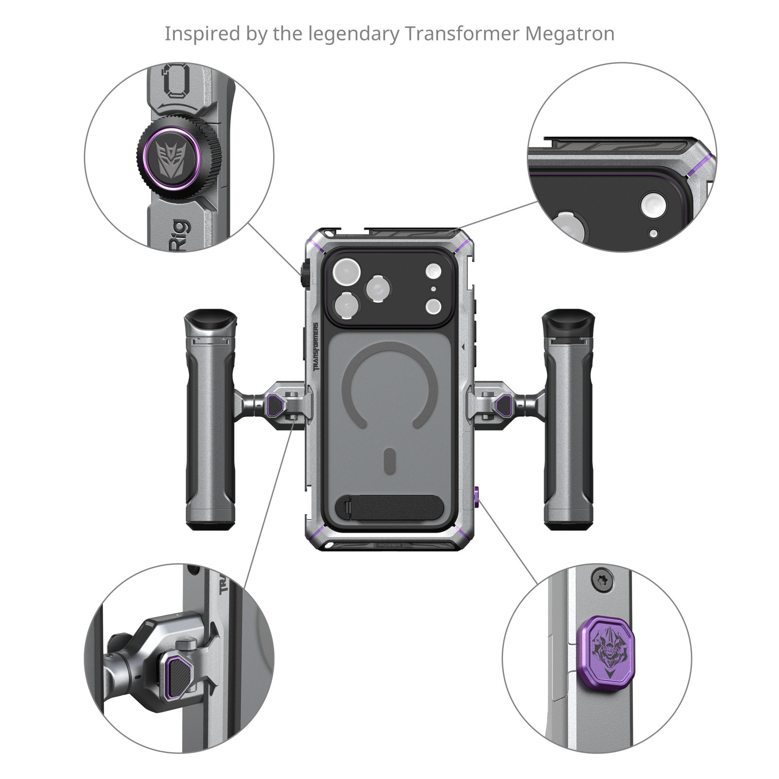 SmallRig Megatron Edition Mobile Dual Handheld Kit for iPhone 17 Pro 5585
