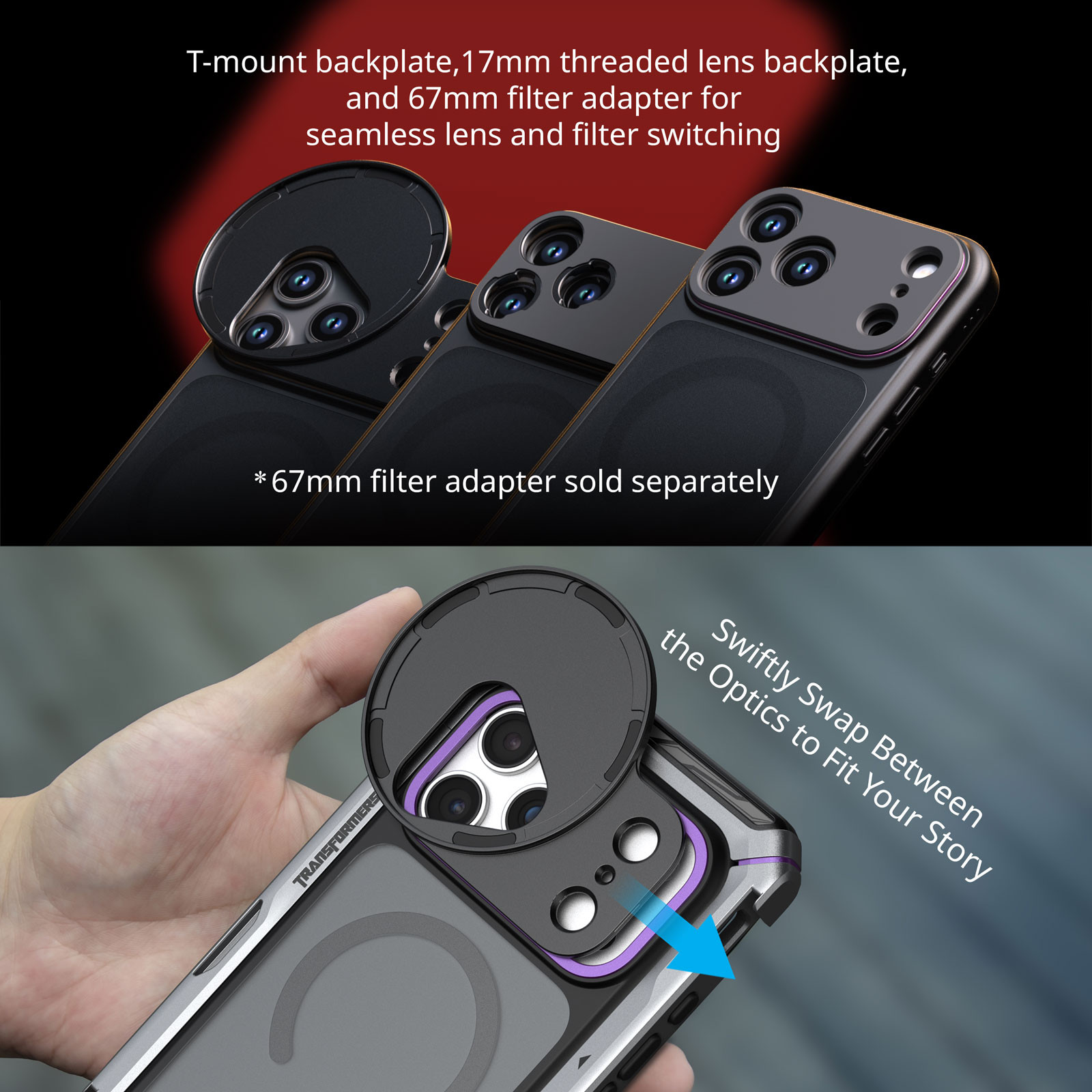 SmallRig Megatron Edition Mobile Dual Handheld Kit for iPhone 17 Pro 5585