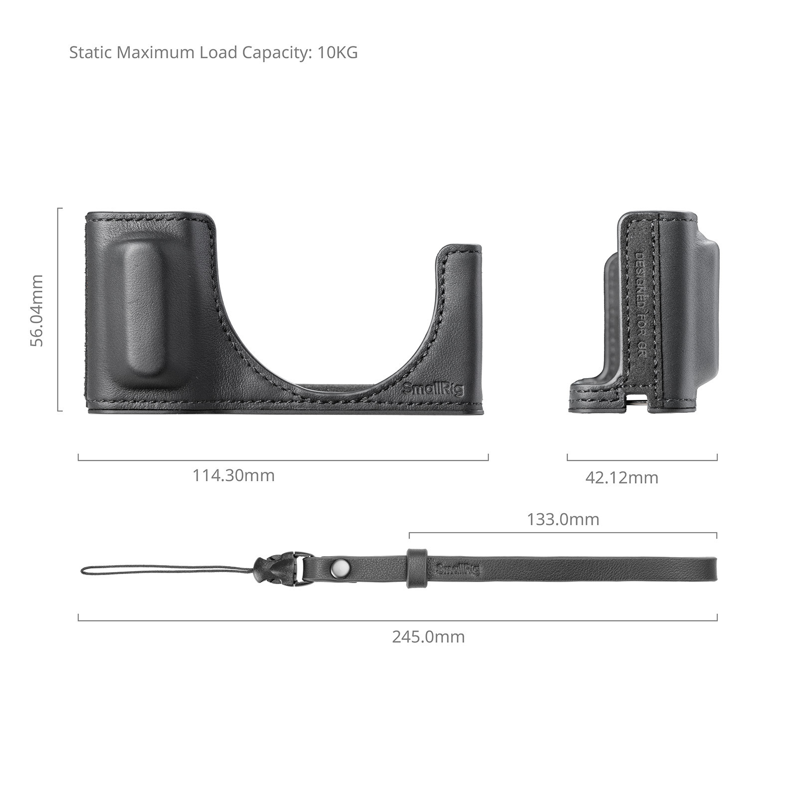 SmallRig Leather Case Kit for RICOH GR IV / GR III / GR IIIx / GR III HDF / GR IIIx HDF (Black) 5676