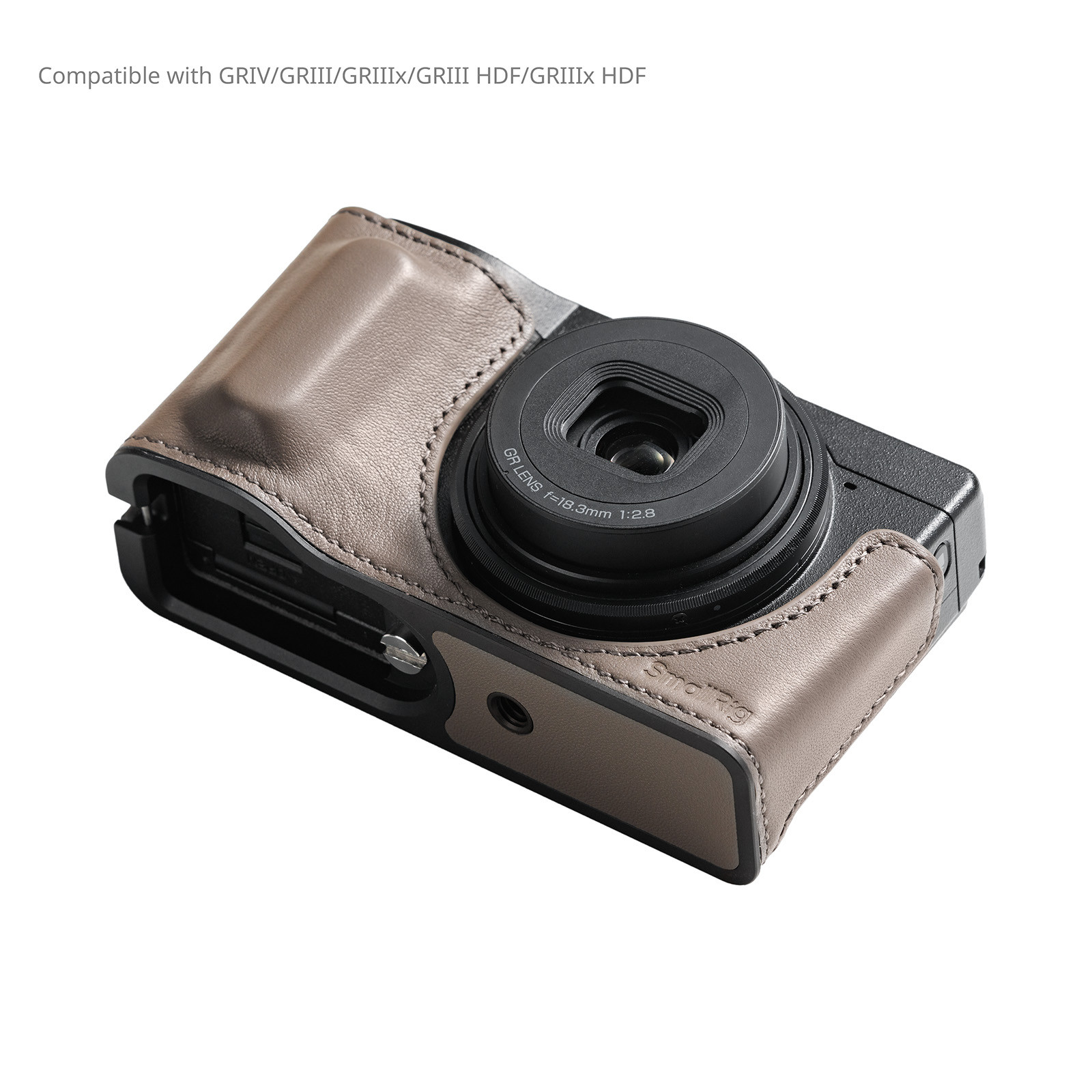 SmallRig Leather Case Kit for RICOH GR IV / GR III / GR IIIx / GR III HDF / GR IIIx HDF (Grey) 5677