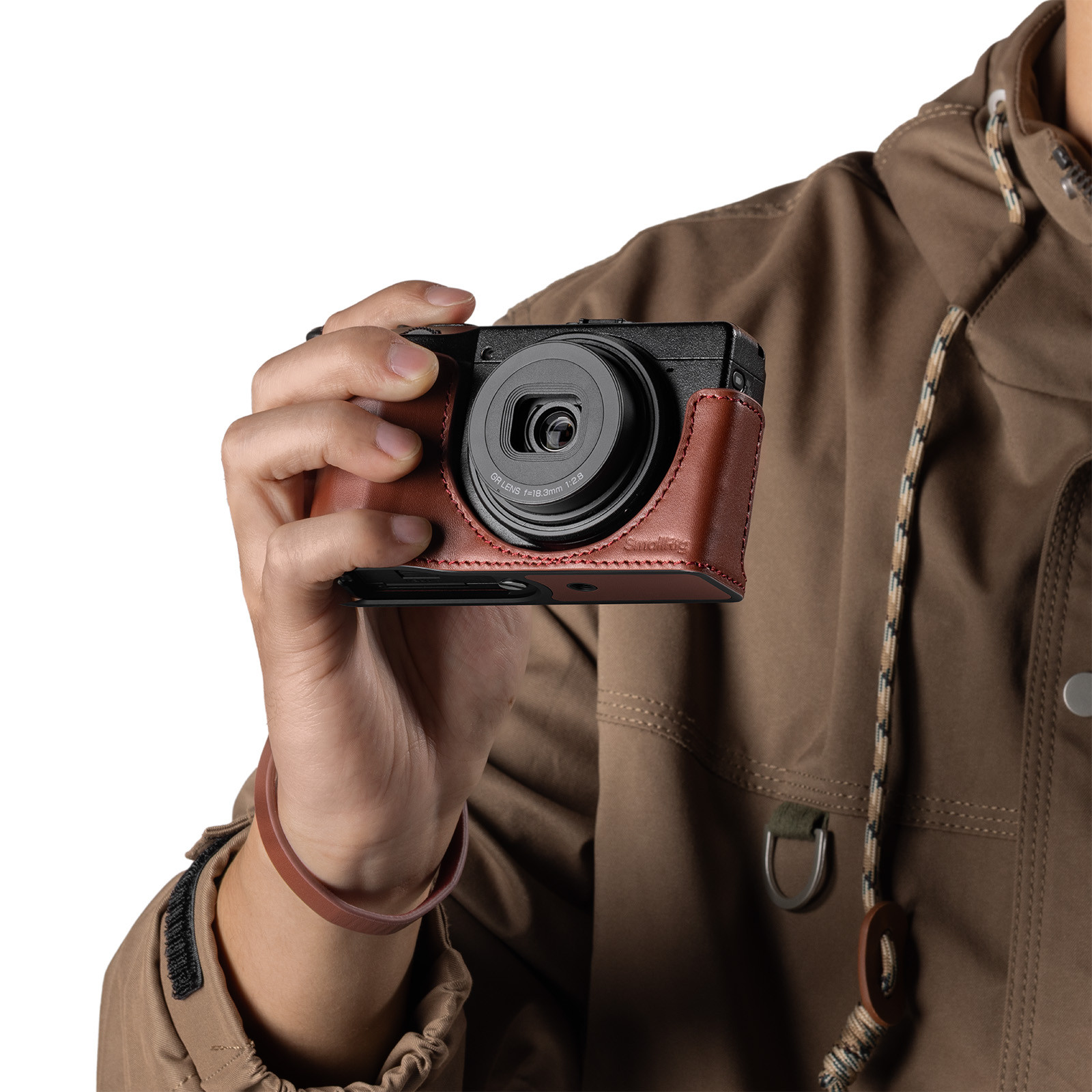 SmallRig Leather Case Kit for RICOH GR IV / GR III / GR IIIx / GR III HDF / GR IIIx HDF (Red) 5678