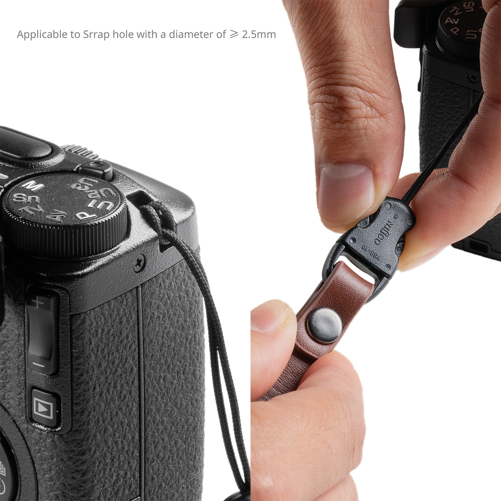 SmallRig Quick Release Wrist Strap for Ricoh GR Series (Black) 5683