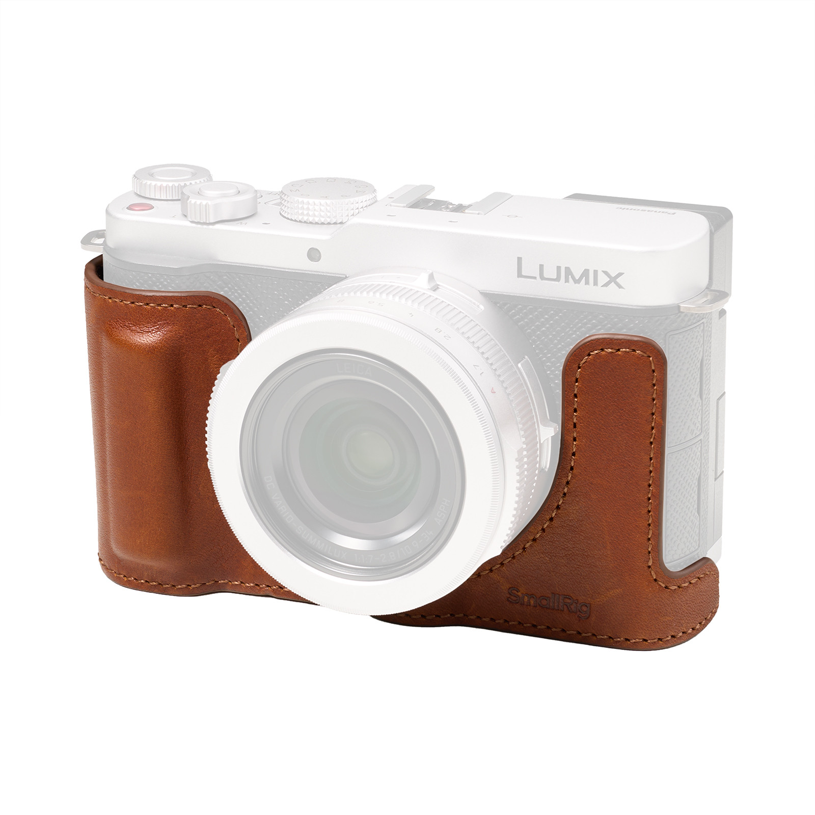 SmallRig Leather Half Case for Panasonic LUMIX L10 (Brown) 5699