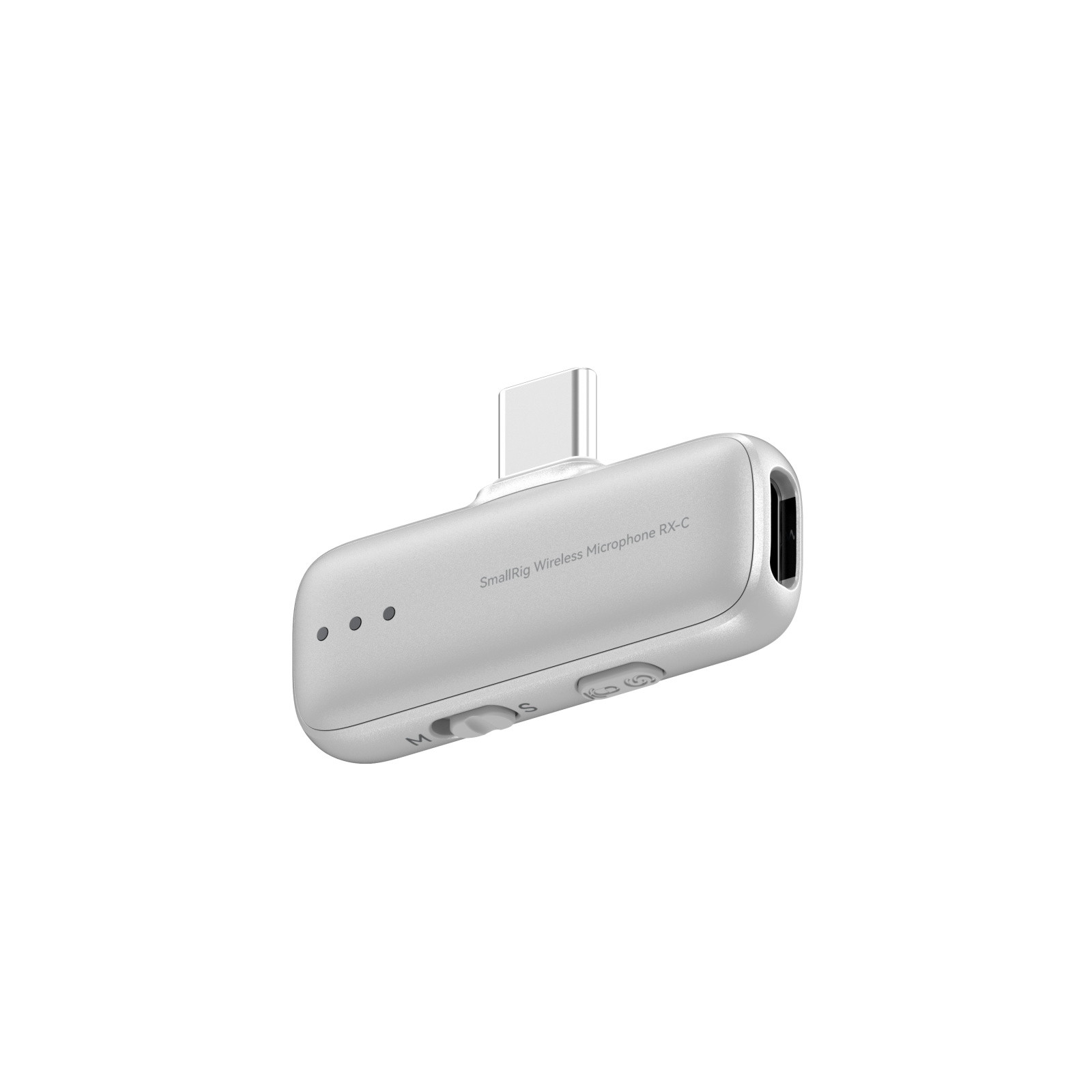 SmallRig S70-C1 Wireless Microphone with USB-C Adapter for Phones (White) 5719