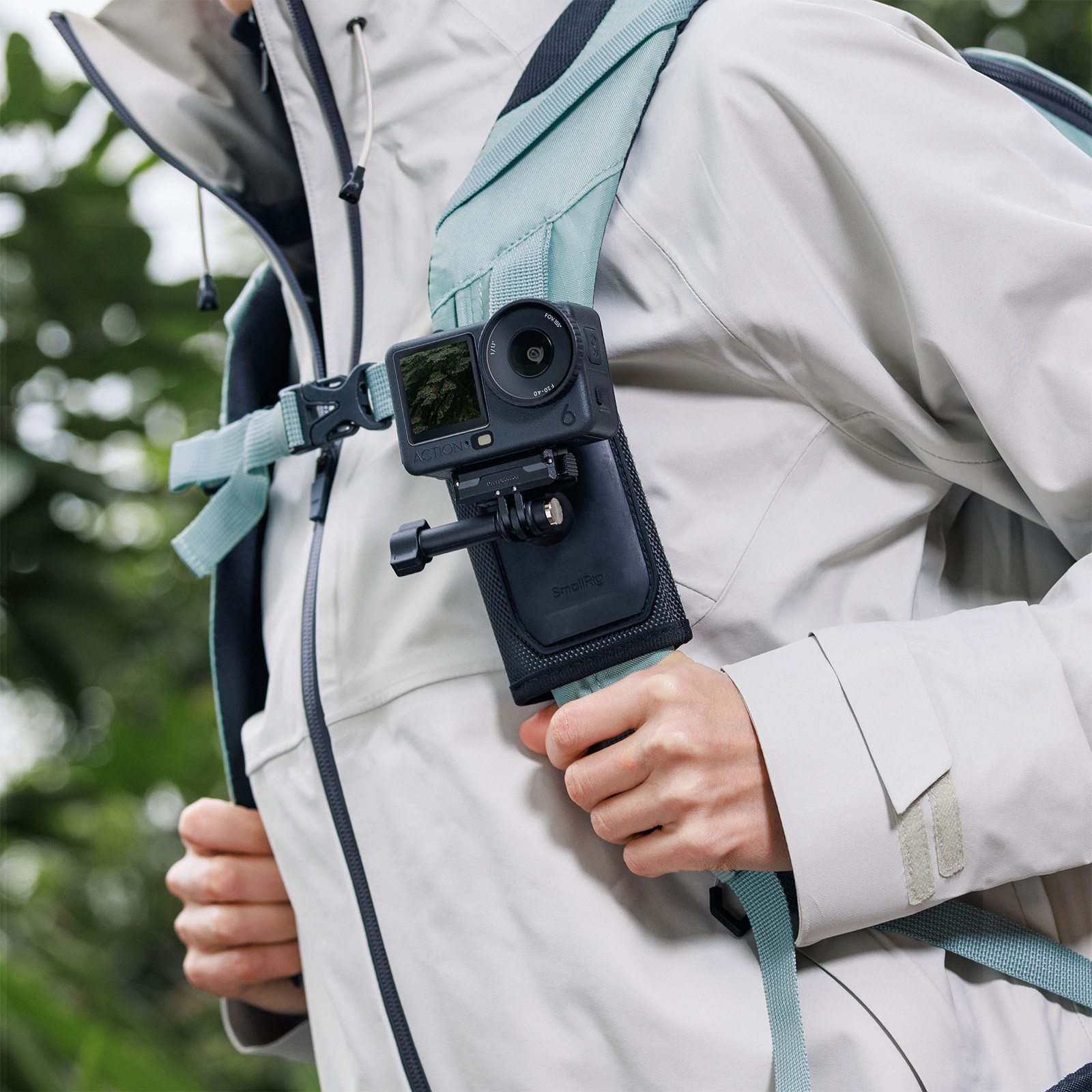 SmallRig Hook and Loop Backpack Strap Mount for Action Cameras 5721