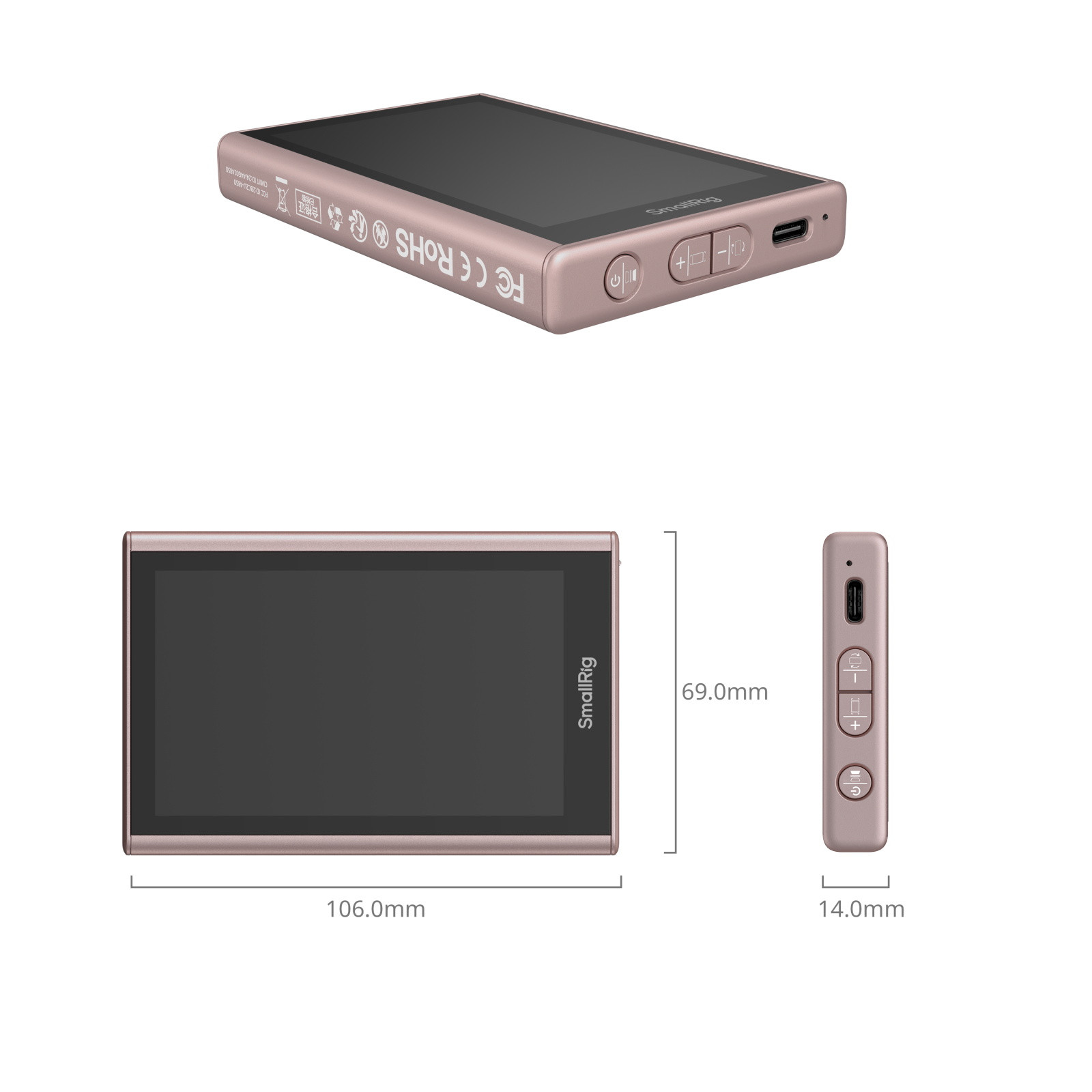 SmallRig Wireless Display Mirroring Adapter for Mobile Phone (Selfie Kit) 5746