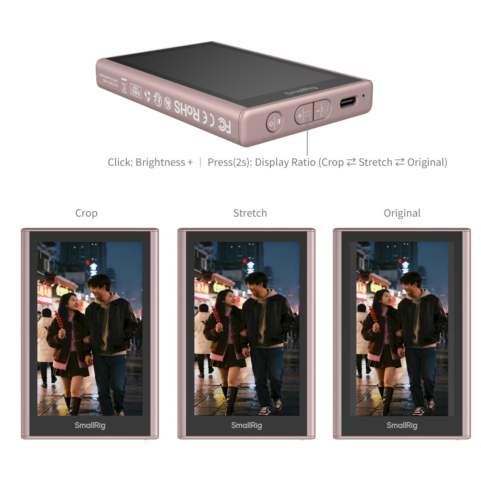 SmallRig Wireless Display Mirroring Adapter for Mobile Phone (Selfie Kit) 5746