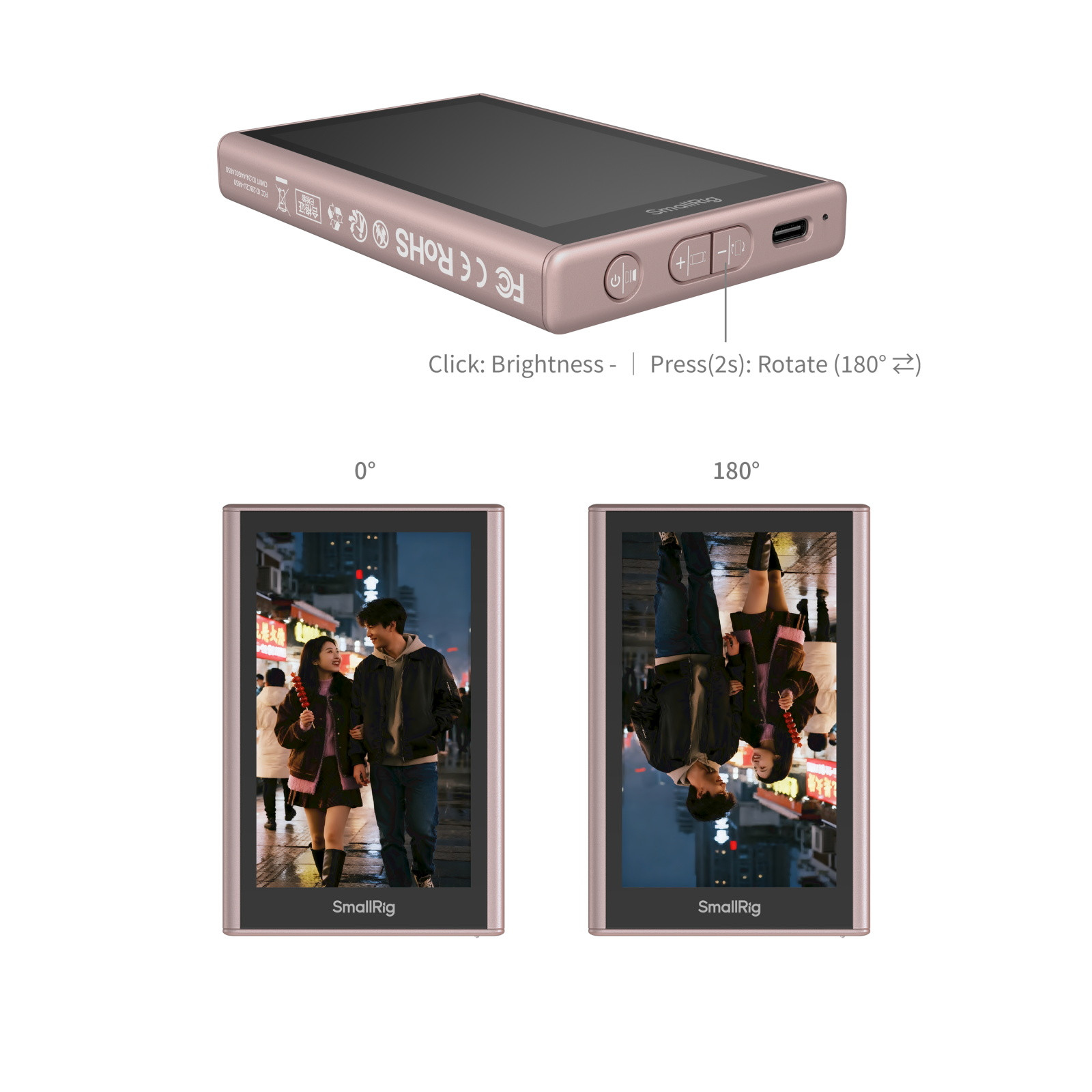 SmallRig Wireless Display Mirroring Adapter for Mobile Phone (Selfie Kit) 5746