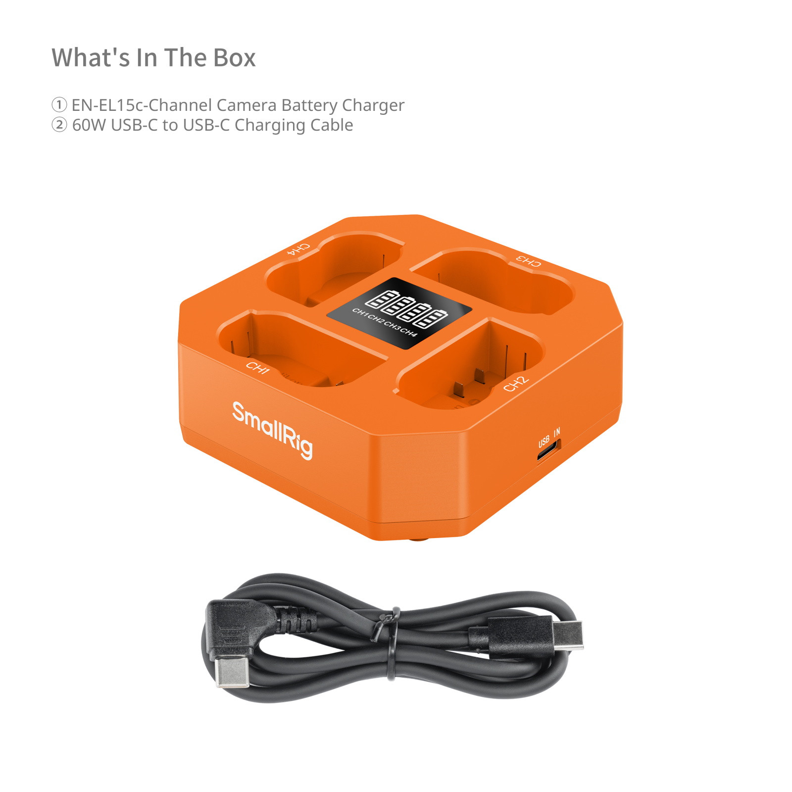 SmallRig Four-Channel Camera Battery Charger for EN-EL15c 5747