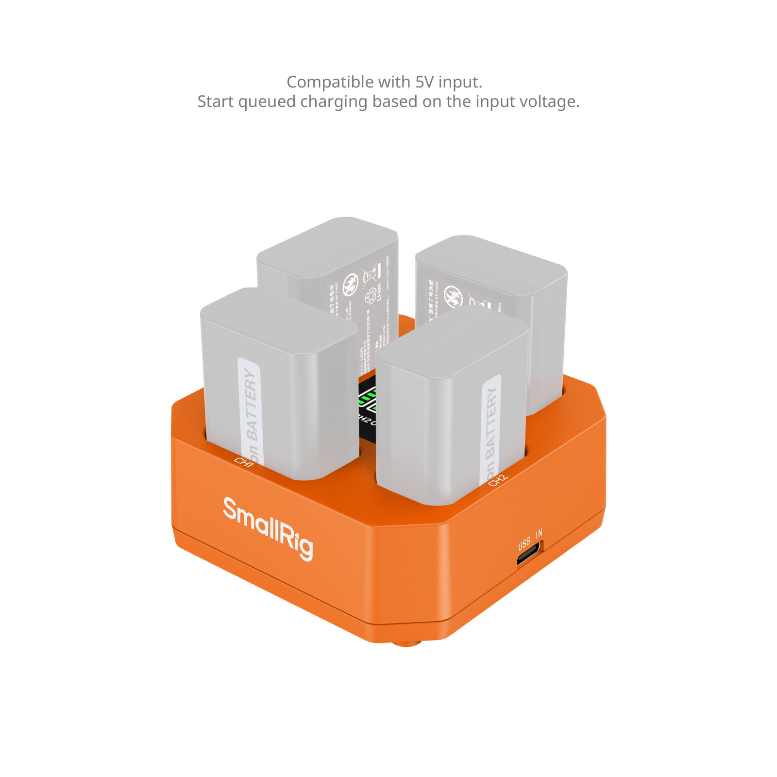 SmallRig Four-Channel Camera Battery Charger for NP-FW50 5749