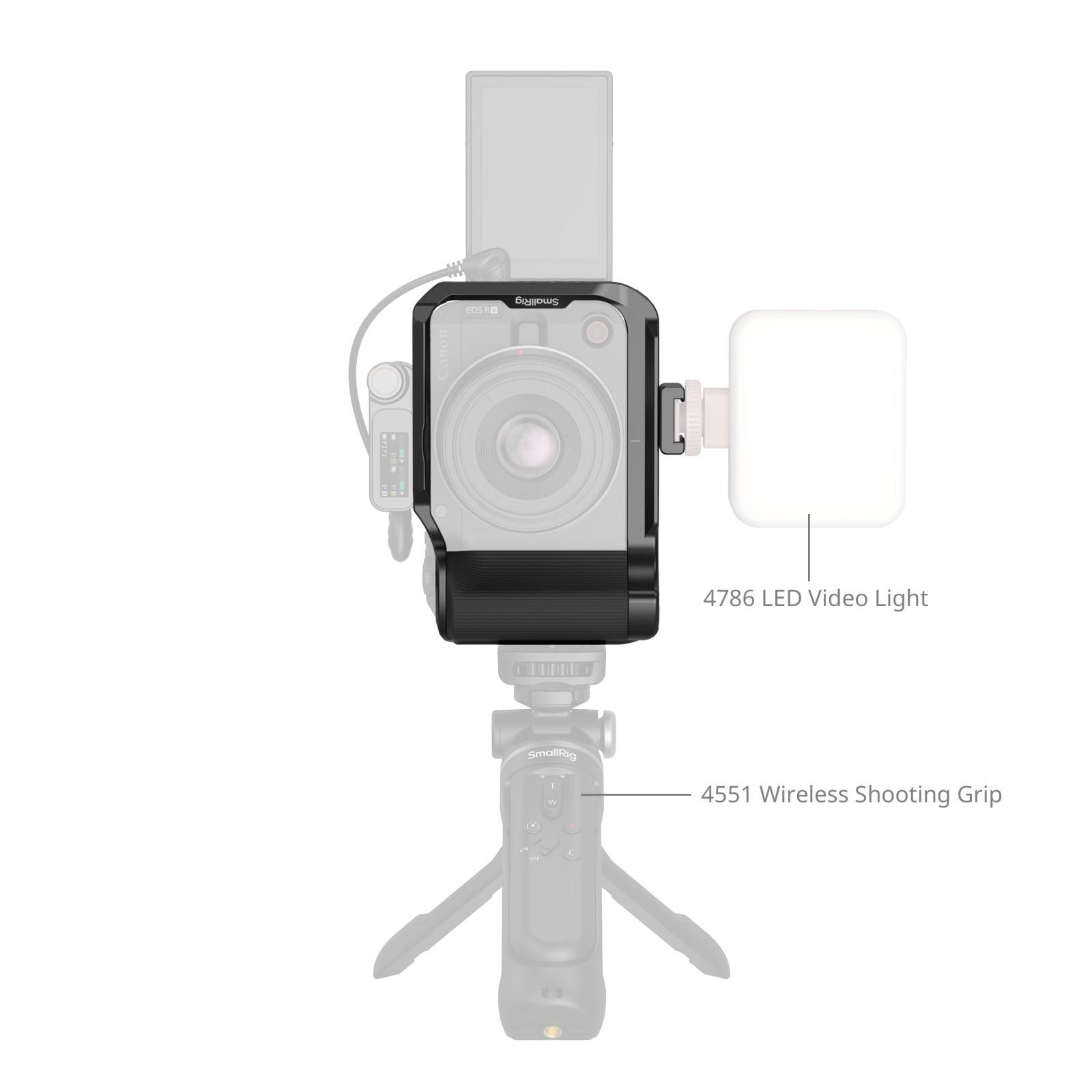 SmallRig Cage Kit for Canon EOS R50 V (Black) 5766B