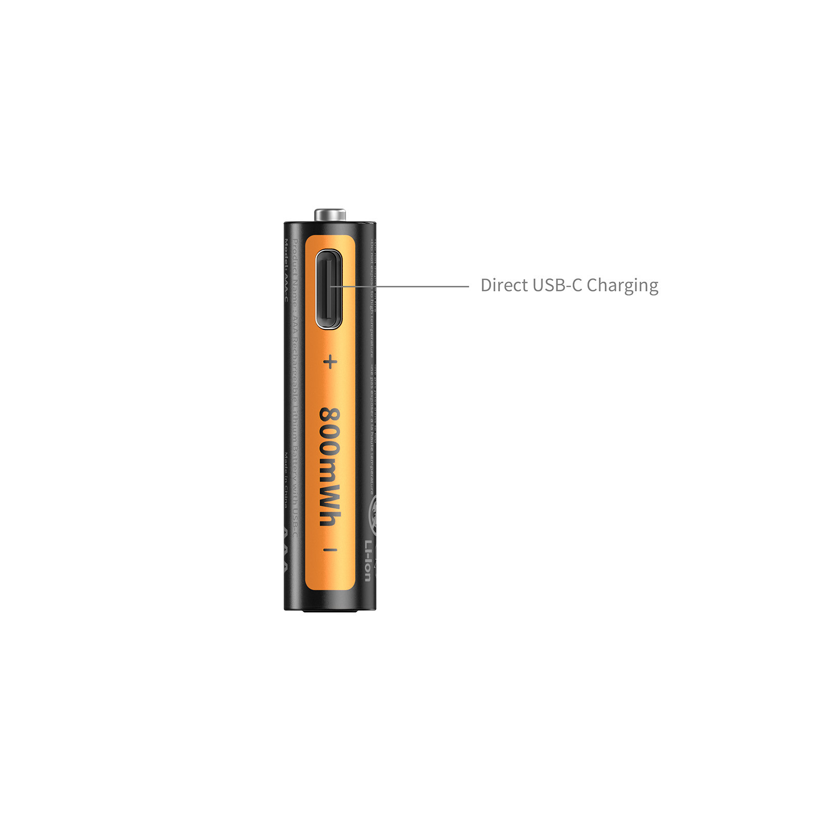 SmallRig AAA Rechargeable Lithium Battery with USB-C 5769
