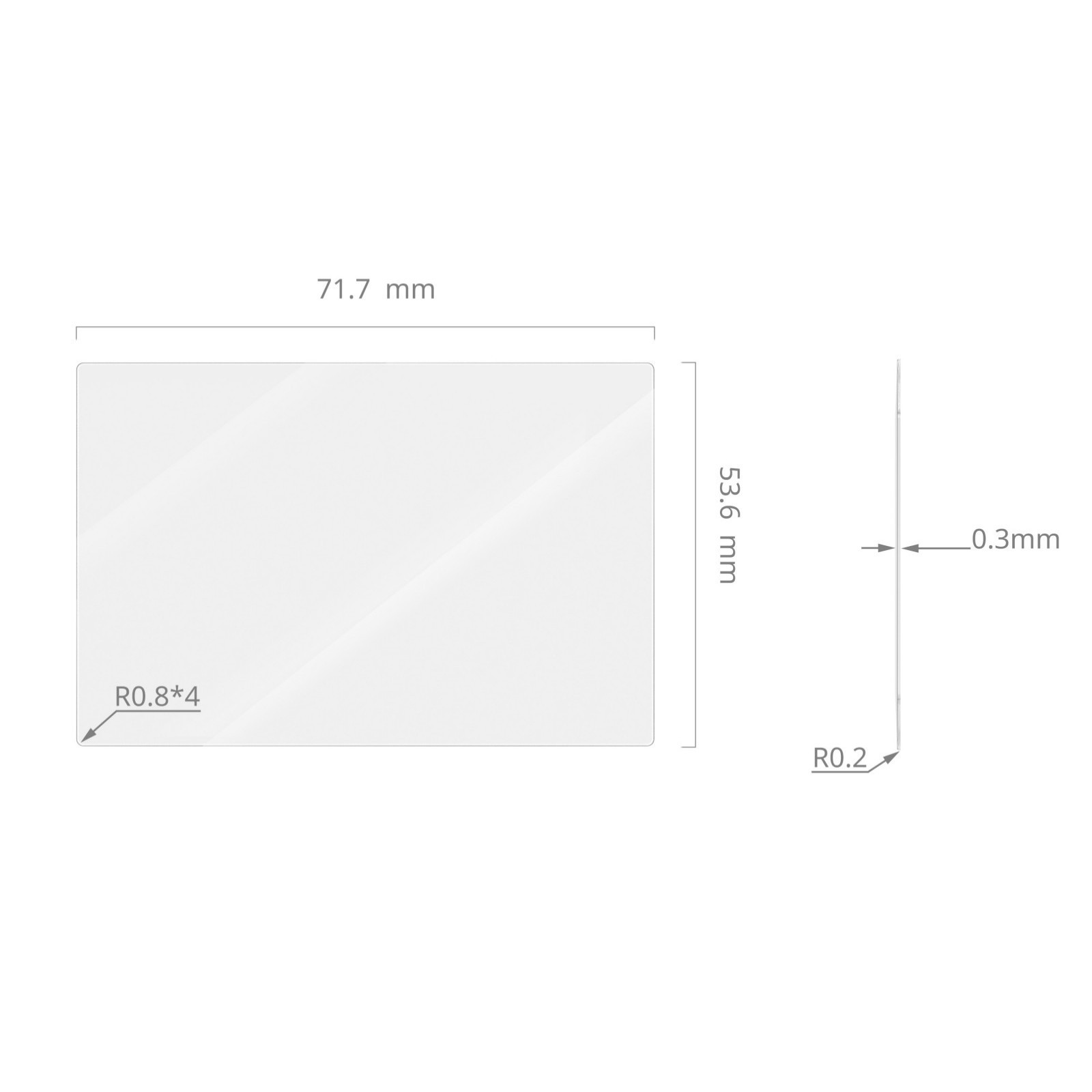 SmallRig Screen Protector for Canon R6 / R6 II / R7 5805