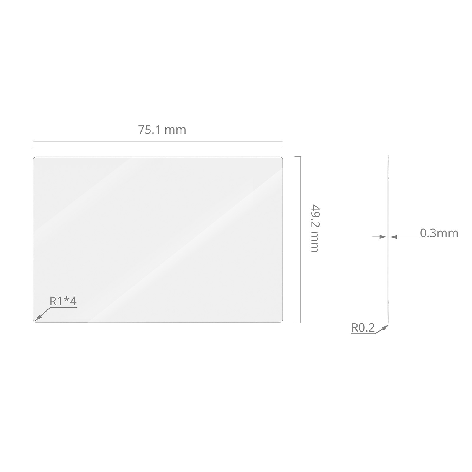 SmallRig Screen Protector for Canon PowerShot V1 /  G7X III 5806