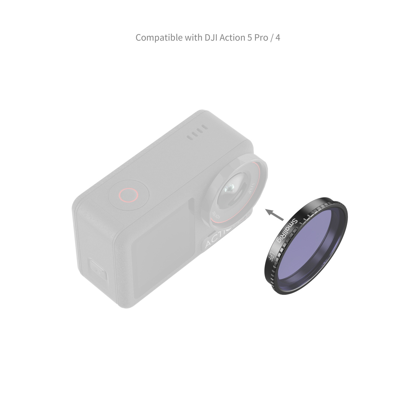 SmallRig Attachable Light Pollution Reduction Filter for DJI Osmo Action 5 Pro / 4 5837