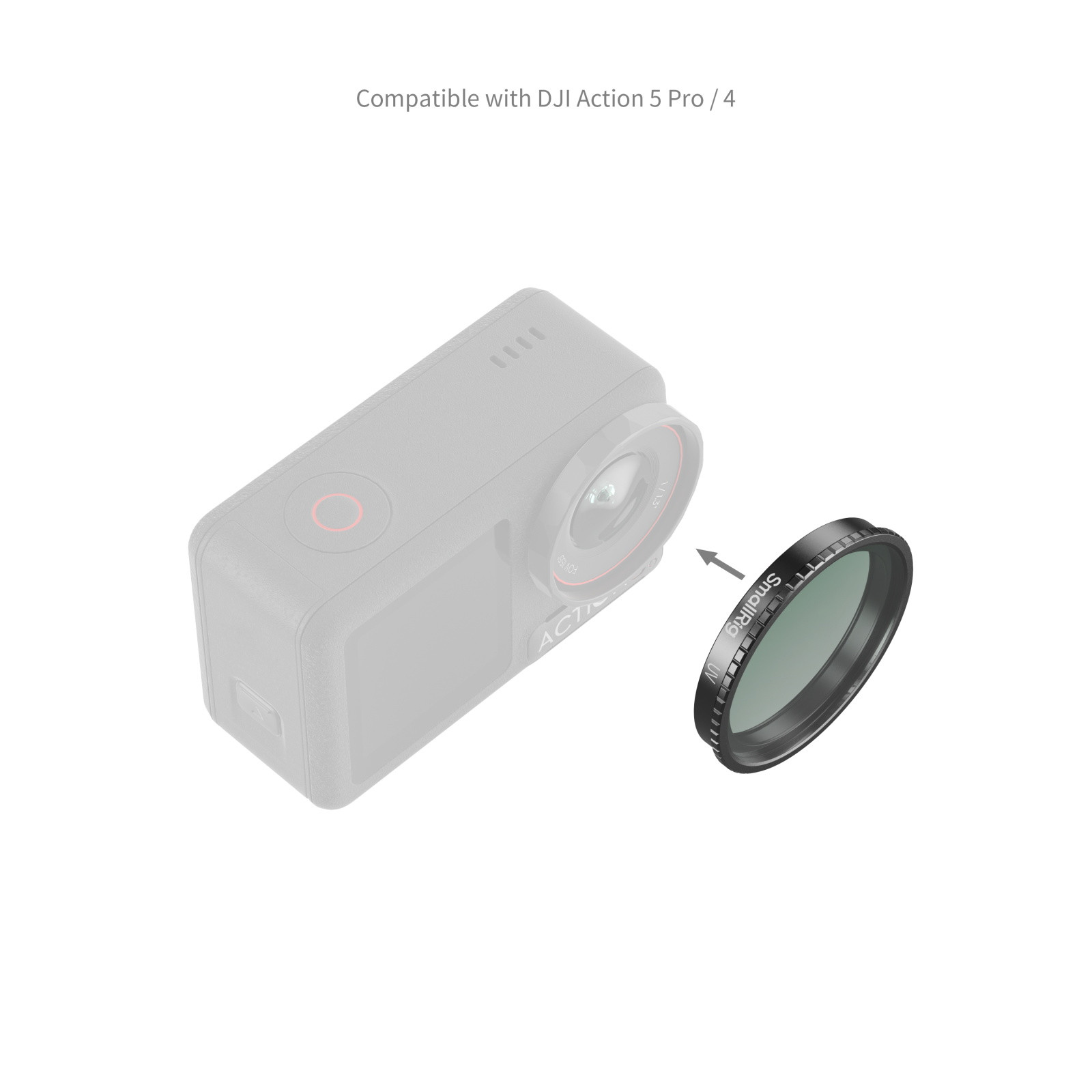 SmallRig Attachable UV Filter for DJI Osmo Action 5 Pro / 4 5838