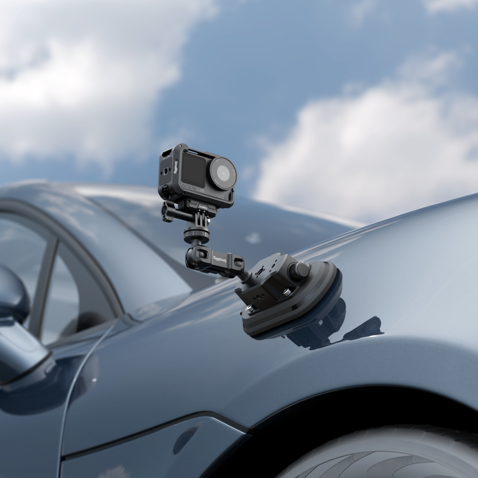 SmallRig 3 × 6" Car Suction Support for Action Cameras 5842