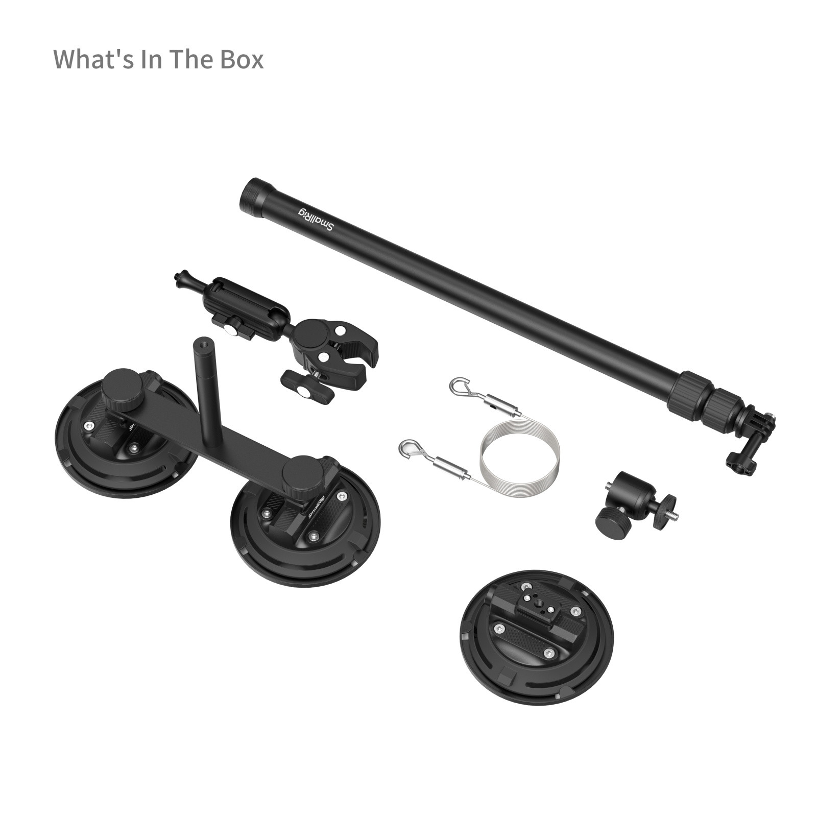 SmallRig Vehicle Suction Cup Support Kit for Action Cameras 5843