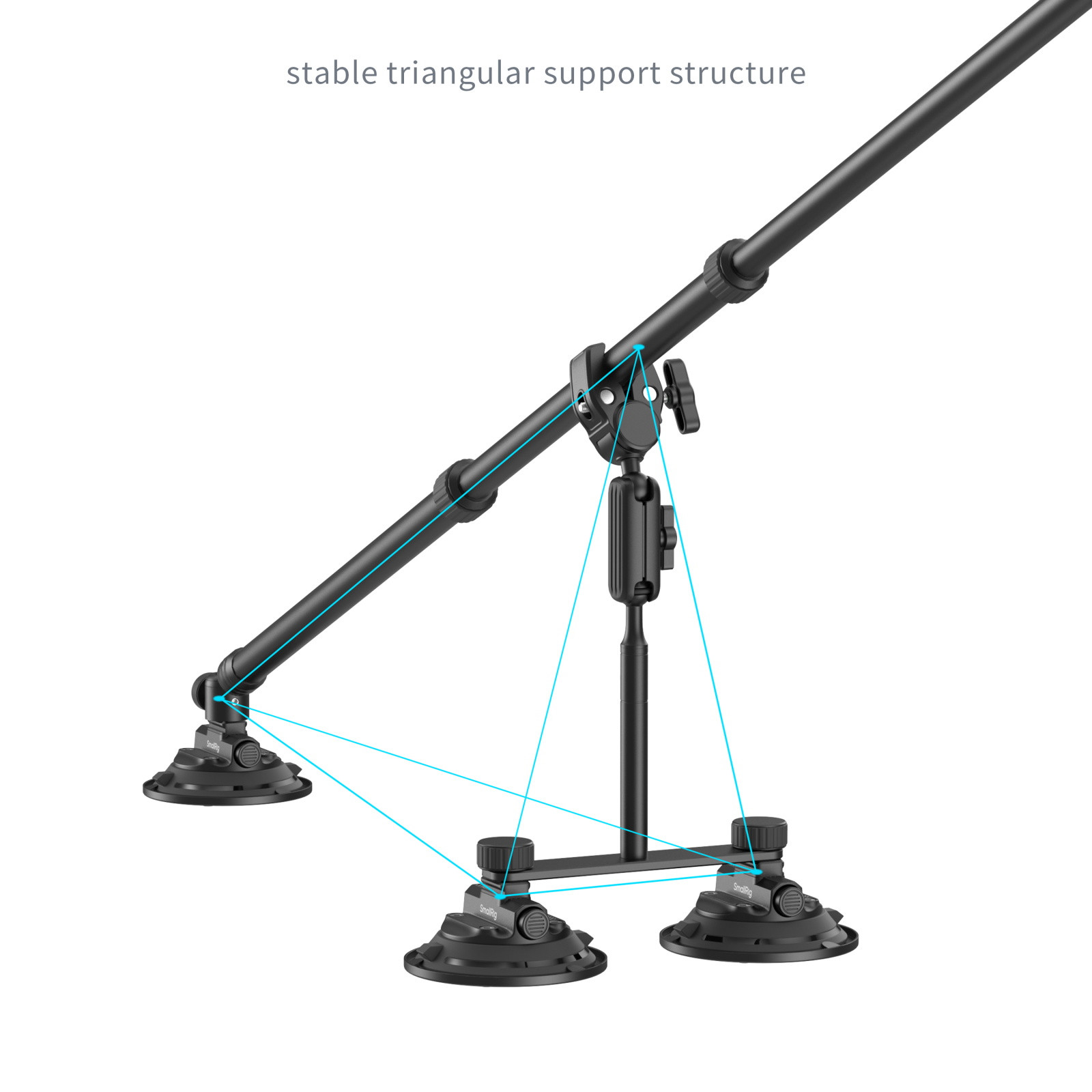 SmallRig Vehicle Suction Cup Support Kit for Action Cameras 5843