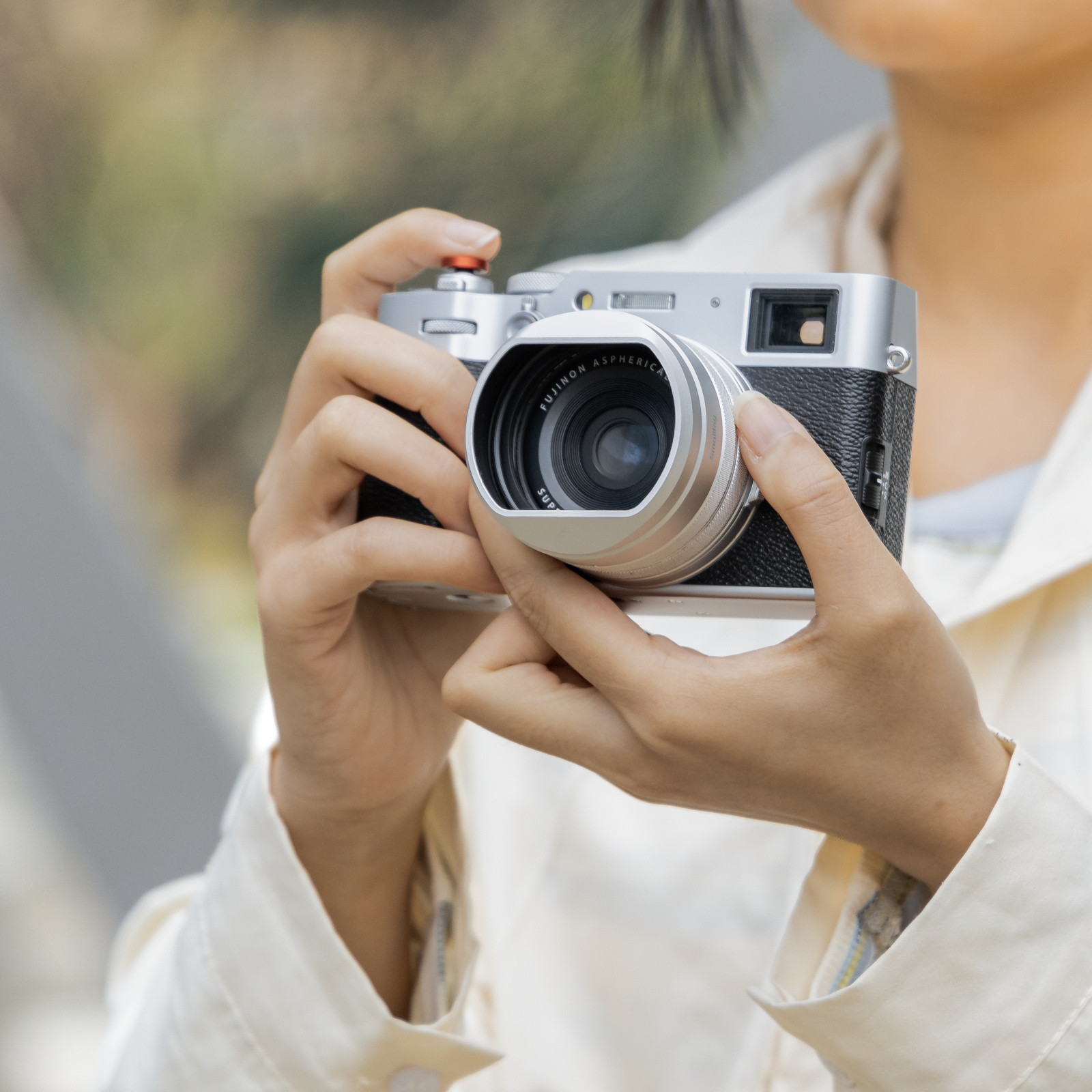 SmallRig UV Filter with Lens Hood Kit for FUJIFILM X100VI / X100V (Silver) 5851