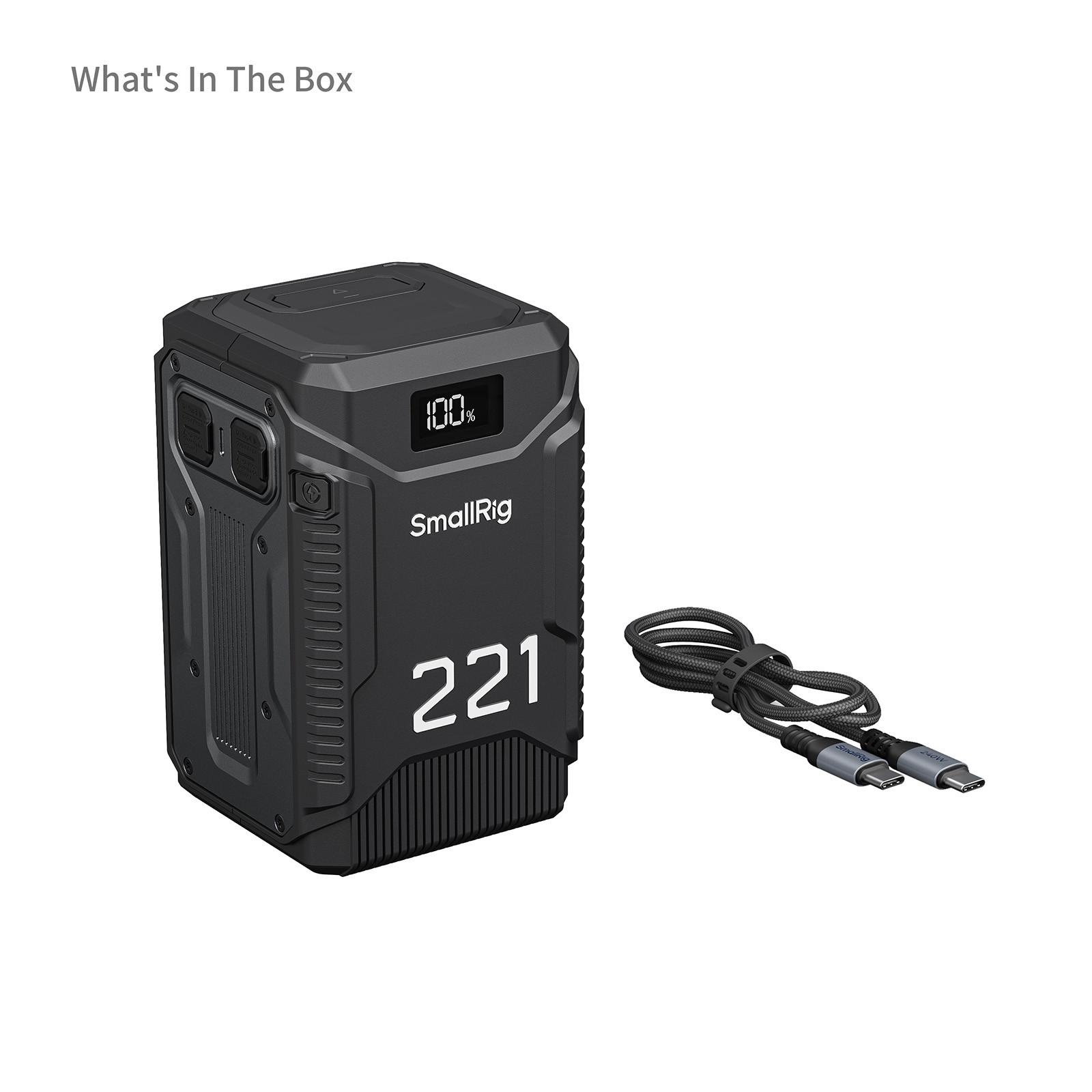SmallRig T221 Triple-Proof (1.8m / 5.9ft Drop-Resistant, IP54 Waterproof / Dustproof)  V-Mount Battery 5865
