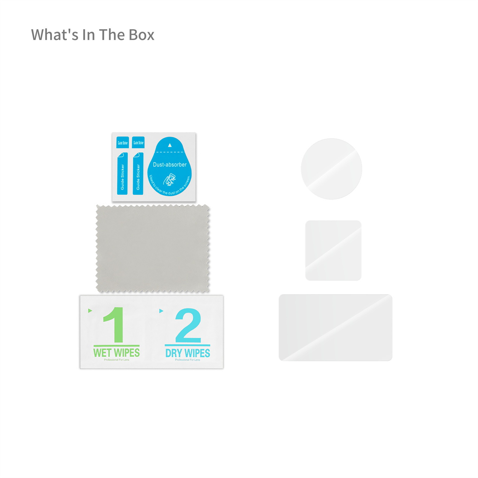 SmallRig Tempered Glass Screen Protector Kit for DJI Osmo Action 6 5892