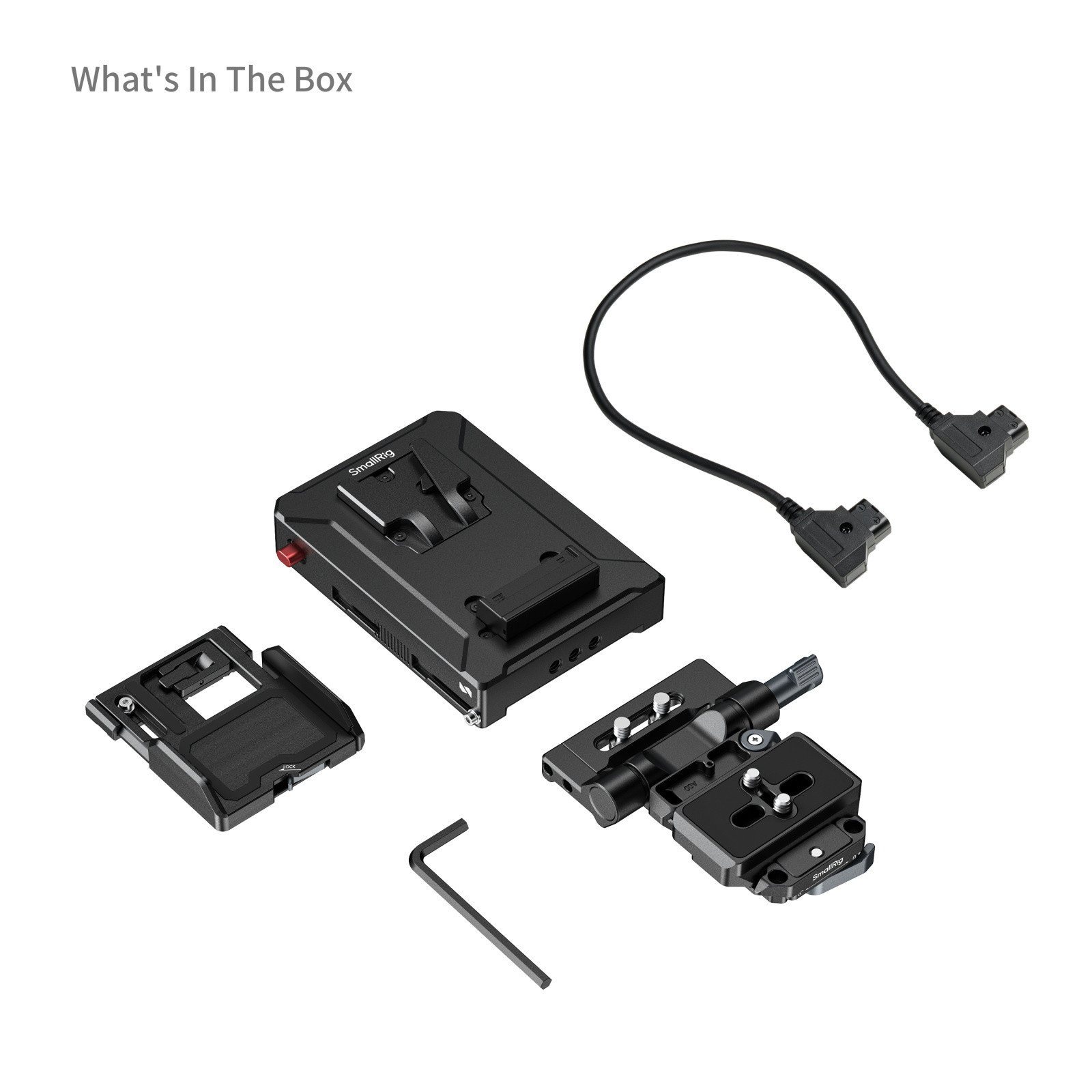 SmallRig Intelligent Power Management V-Mount Battery Plate Compatible with Arca-Swiss Quick Release Plate 5899