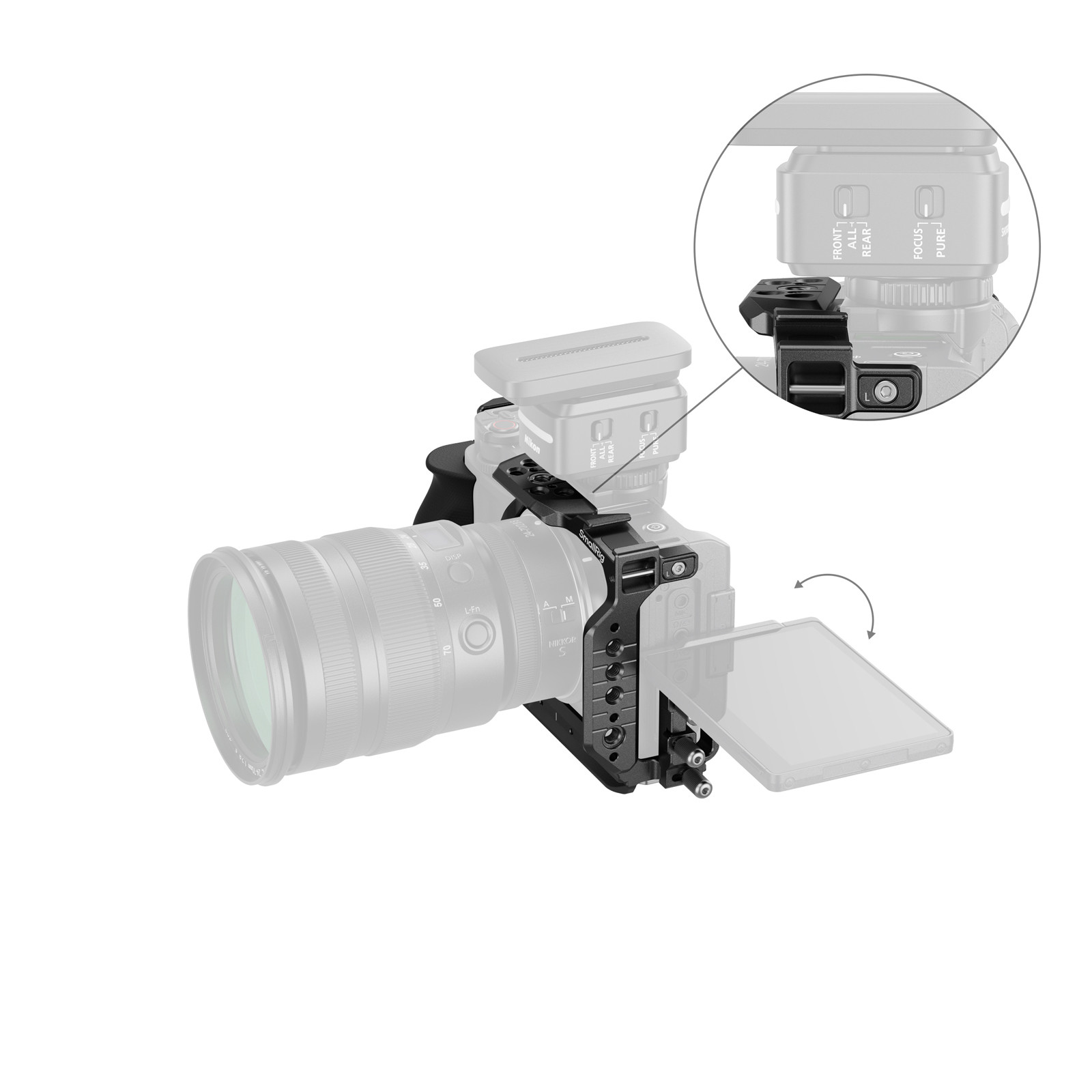 SmallRig "HawkLock" Quick Release Cage for Nikon ZR 5904