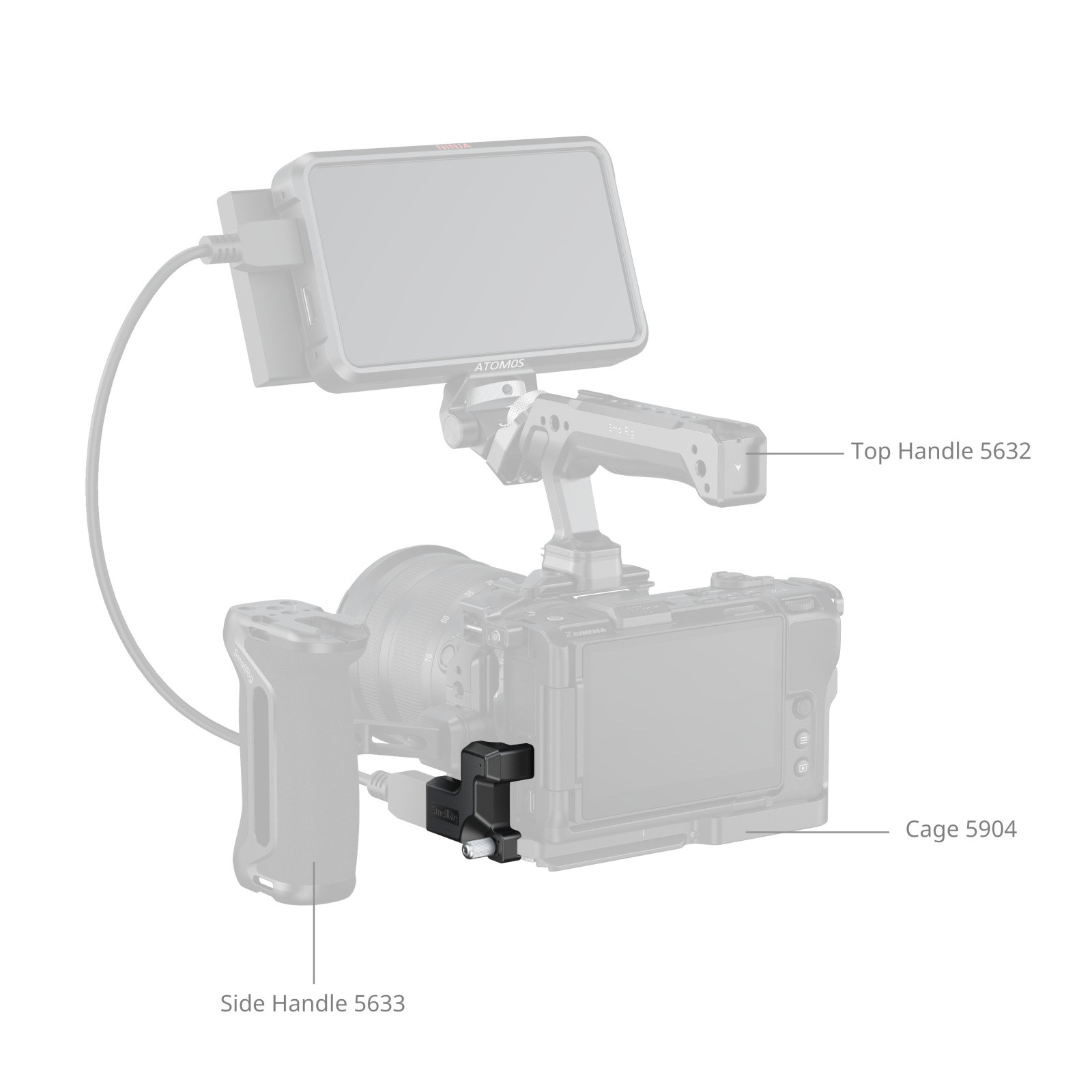 SmallRig High-Definition Adapter for Nikon ZR 5907