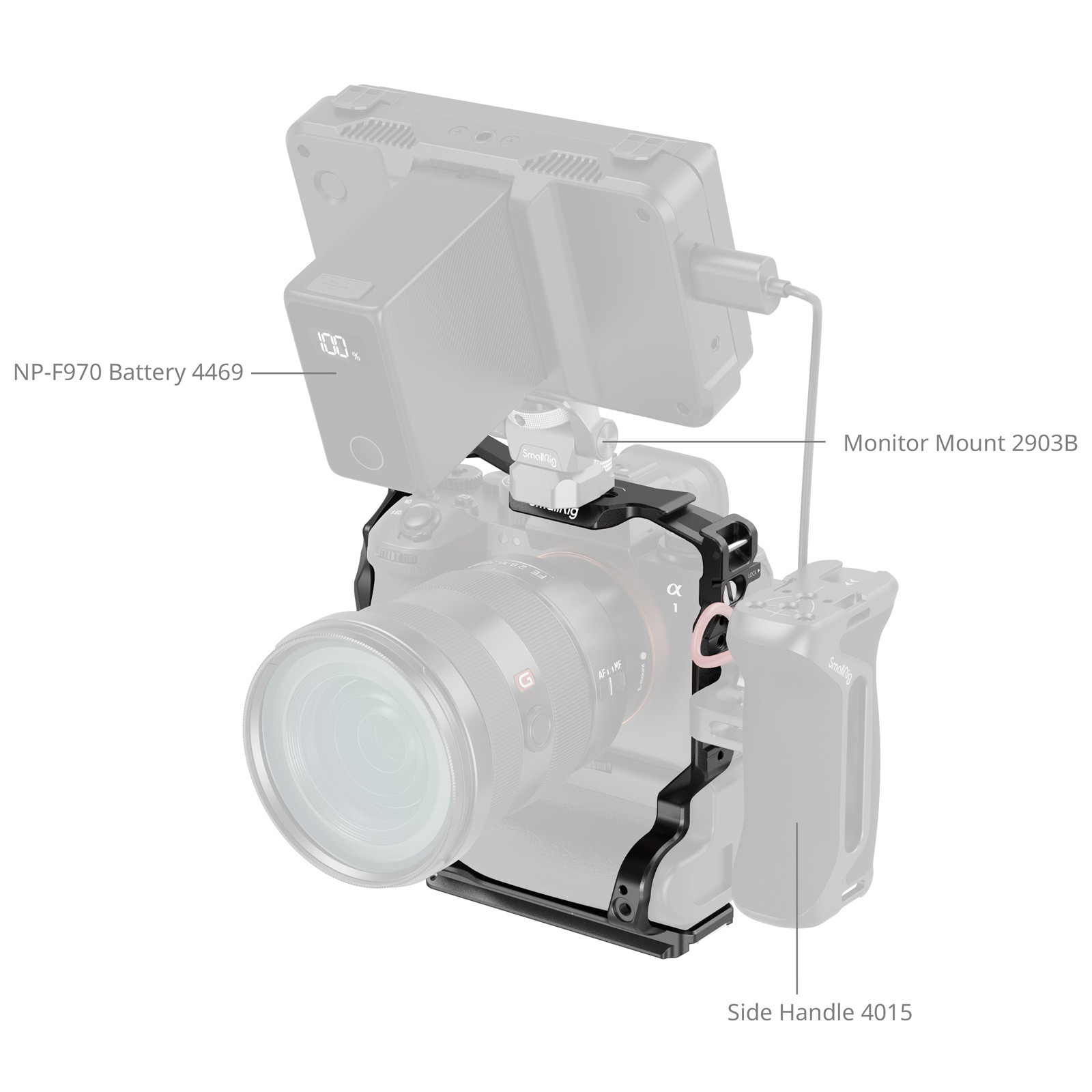 SmallRig Cage for Alpha 1 II & Alpha 9 III with Vertical Grip VG-C5 5908