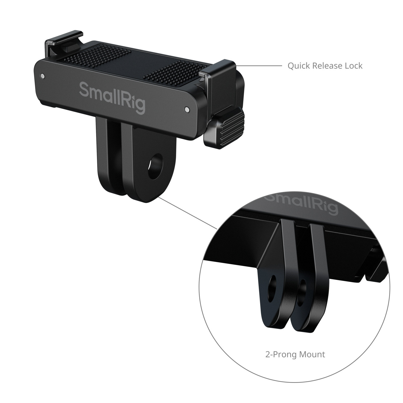 SmallRig Bidirectional Quick Release Adapter Support with 2-Prong Mount 5911
