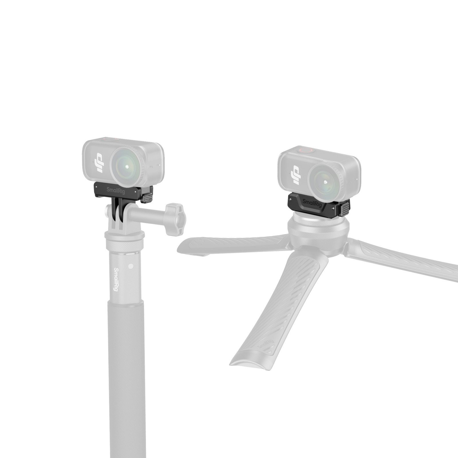 SmallRig Bidirectional Quick Release Folding Adapter Support with 2-Prong Mount and 1/4"-20 Threaded Hole 5918B