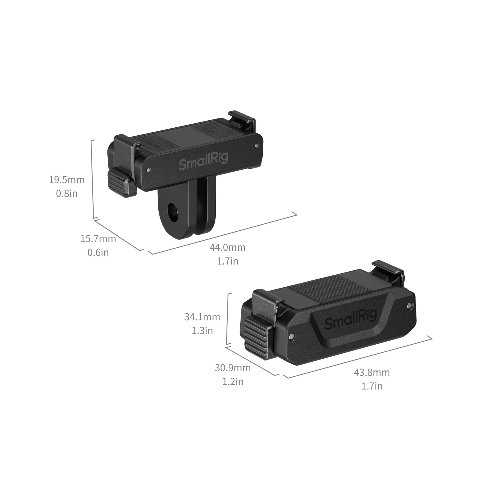 SmallRig Bidirectional Quick Release Folding Adapter Support with 2-Prong Mount and 1/4"-20 Threaded Hole 5918