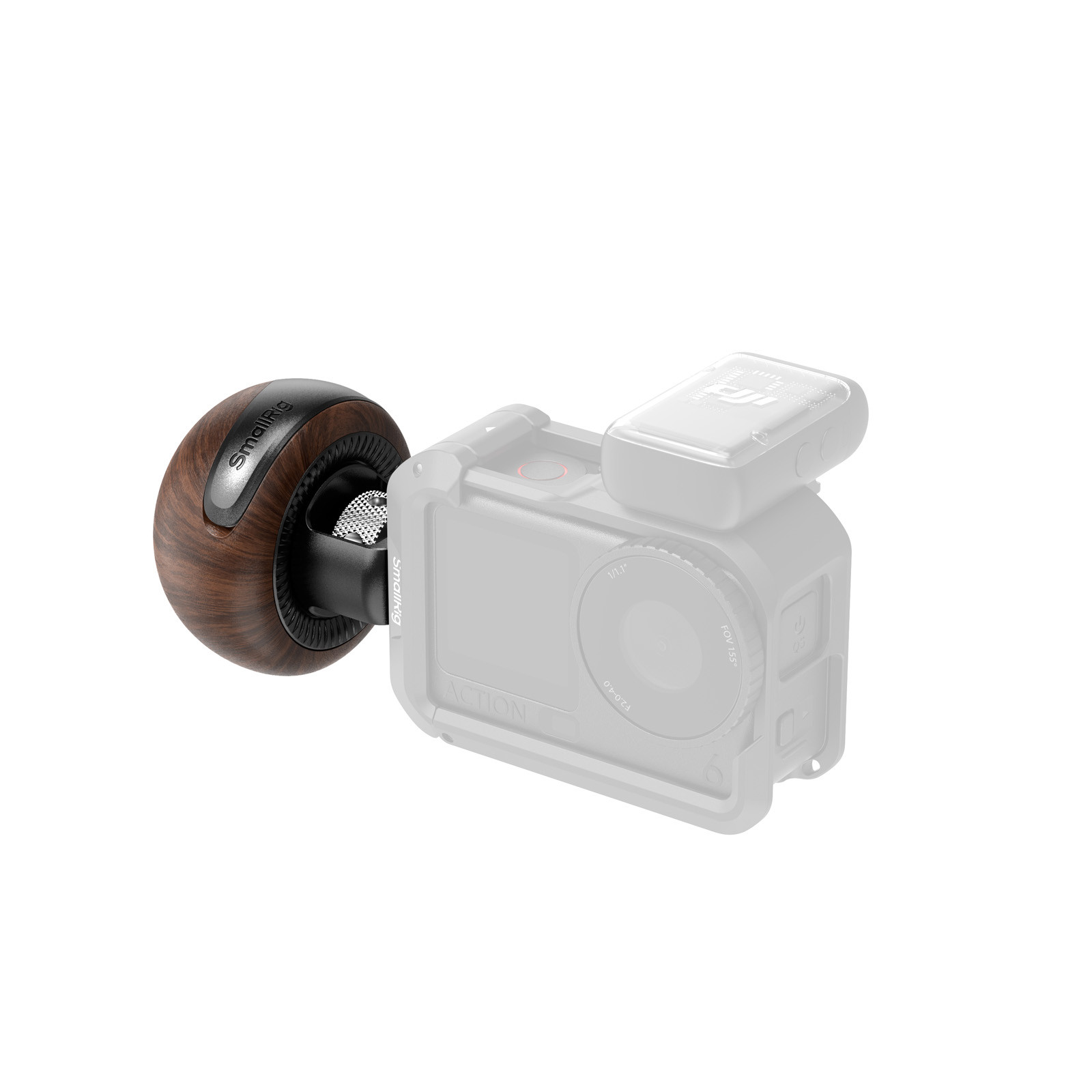 SmallRig mini Wooden Side Handle with 1/4''-20 Locating Screw 5926